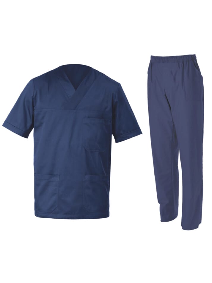 Costum Medical Be Unique M3 Unisex 120g | Set Bluză-Pantalon Bleumarin