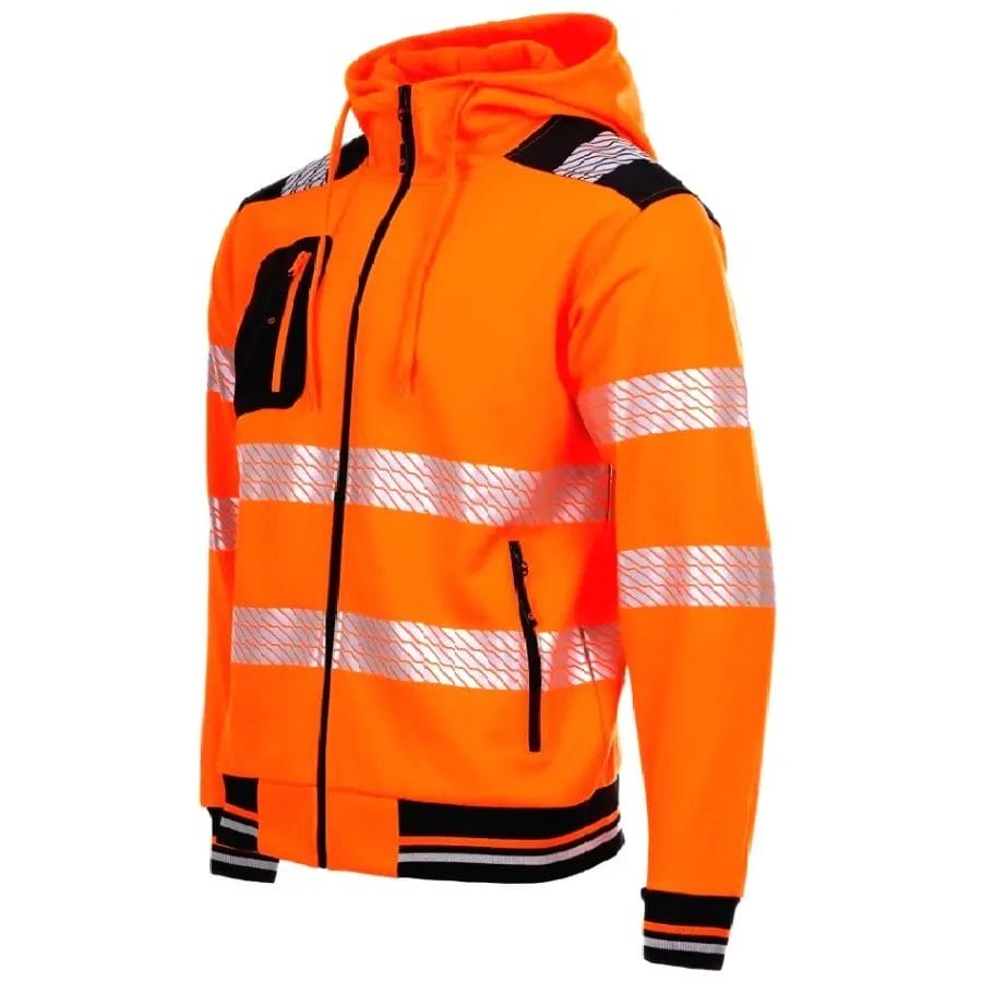 PRISMA HV 2.0 PORTOCALIU Jacheta reflectorizanta cu gluga