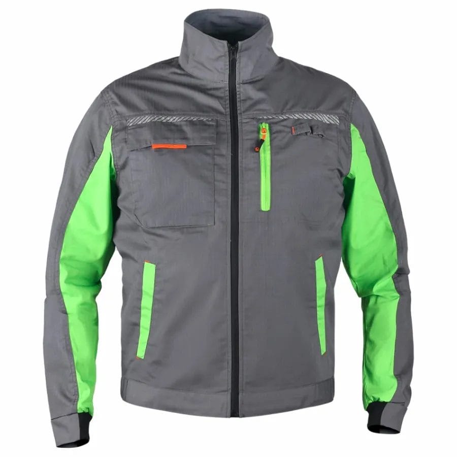 PRISMA Jachetă Gri-Verde