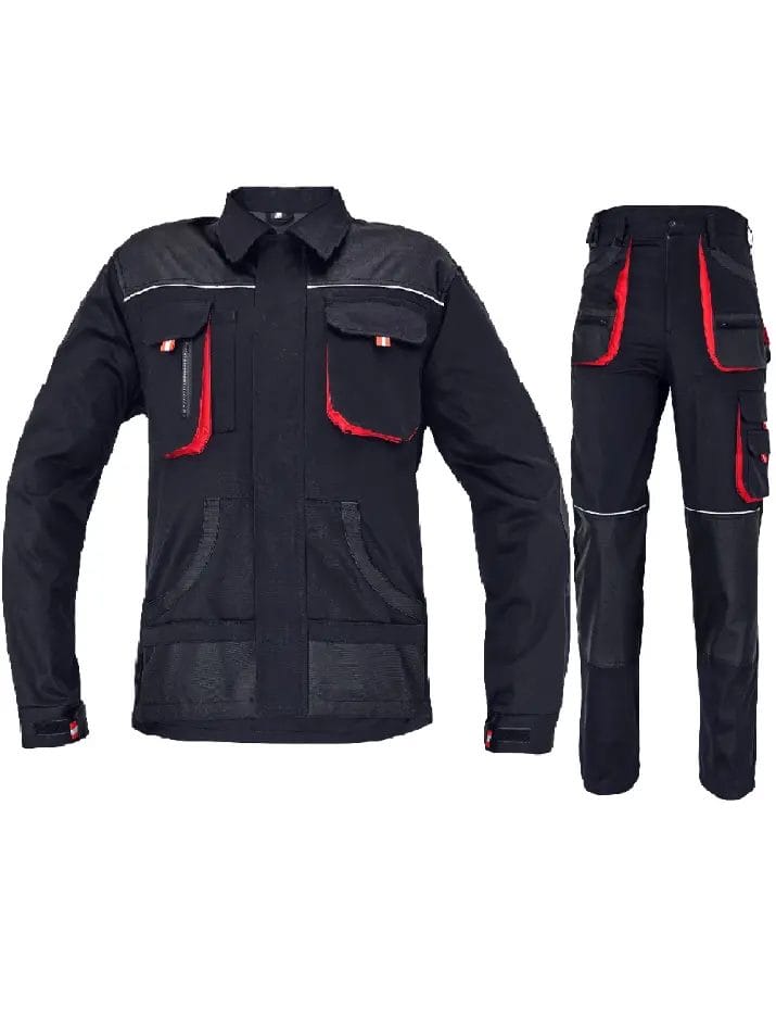 CARL NEGRU Costum set bluza si pantalon in talie