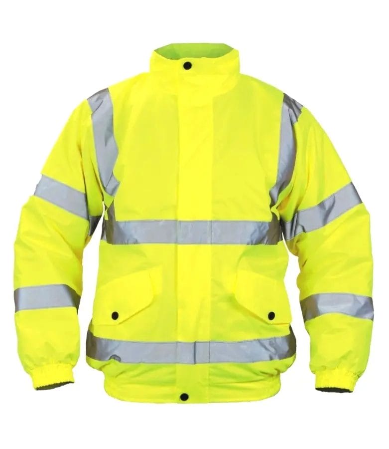 Jachetă reflectorizantă cu gluga Cloton Galben