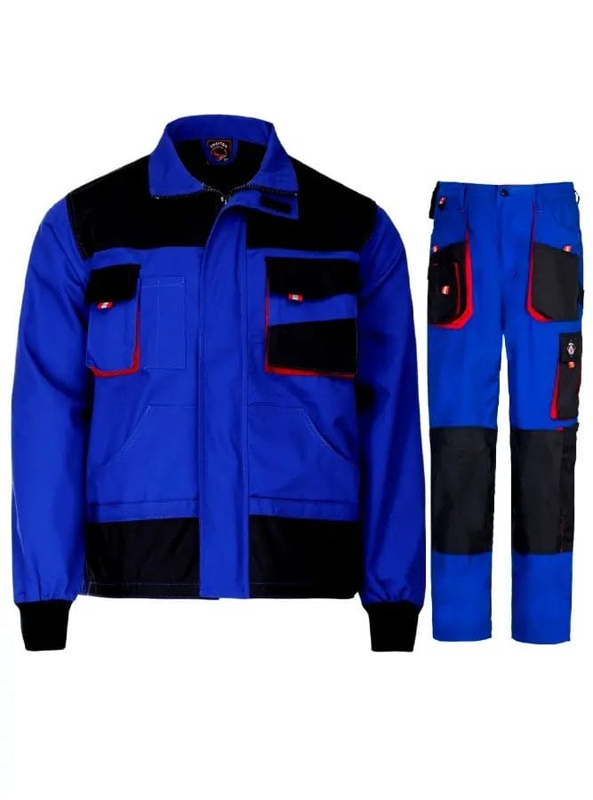 KASTOR Costum Albastru cu pantaloni talie