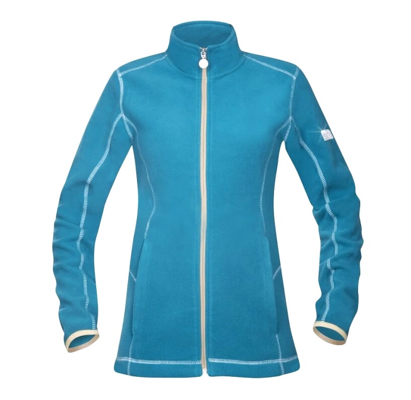 FLORET Jacheta Fleece Polar de dama Turcoaz