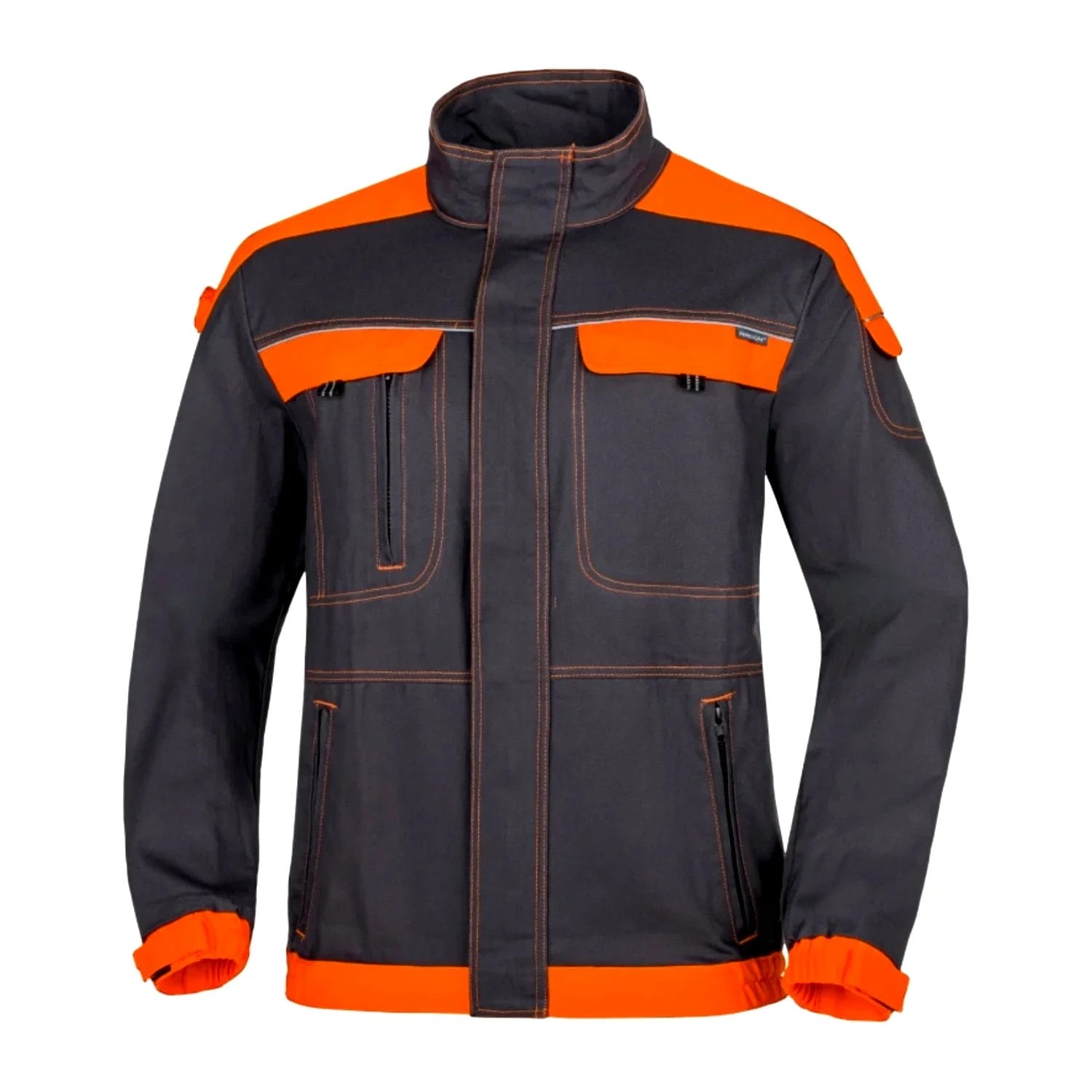 Bluză Lucru ARDON COOL TREND Bumbac OEKO-TEX 10 Culori Gri-Portocaliu