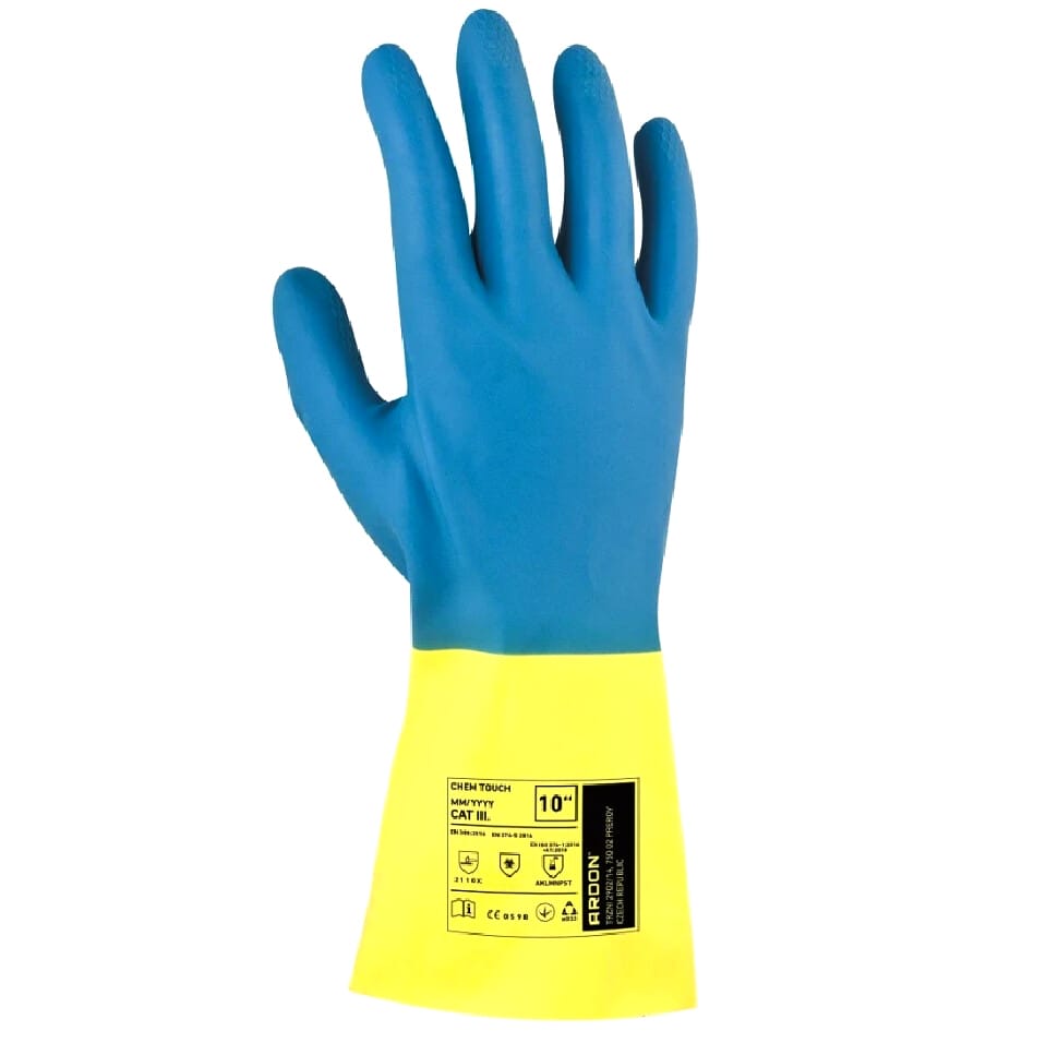 Mănuși chimice latex CHEM TOUCH