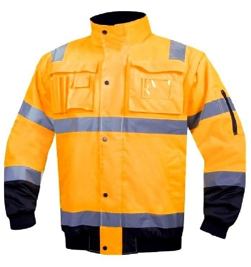 HOWARD REFLEX+ Jachetă de iarna impermeabilă reflectorizanta Portocaliu/Negru