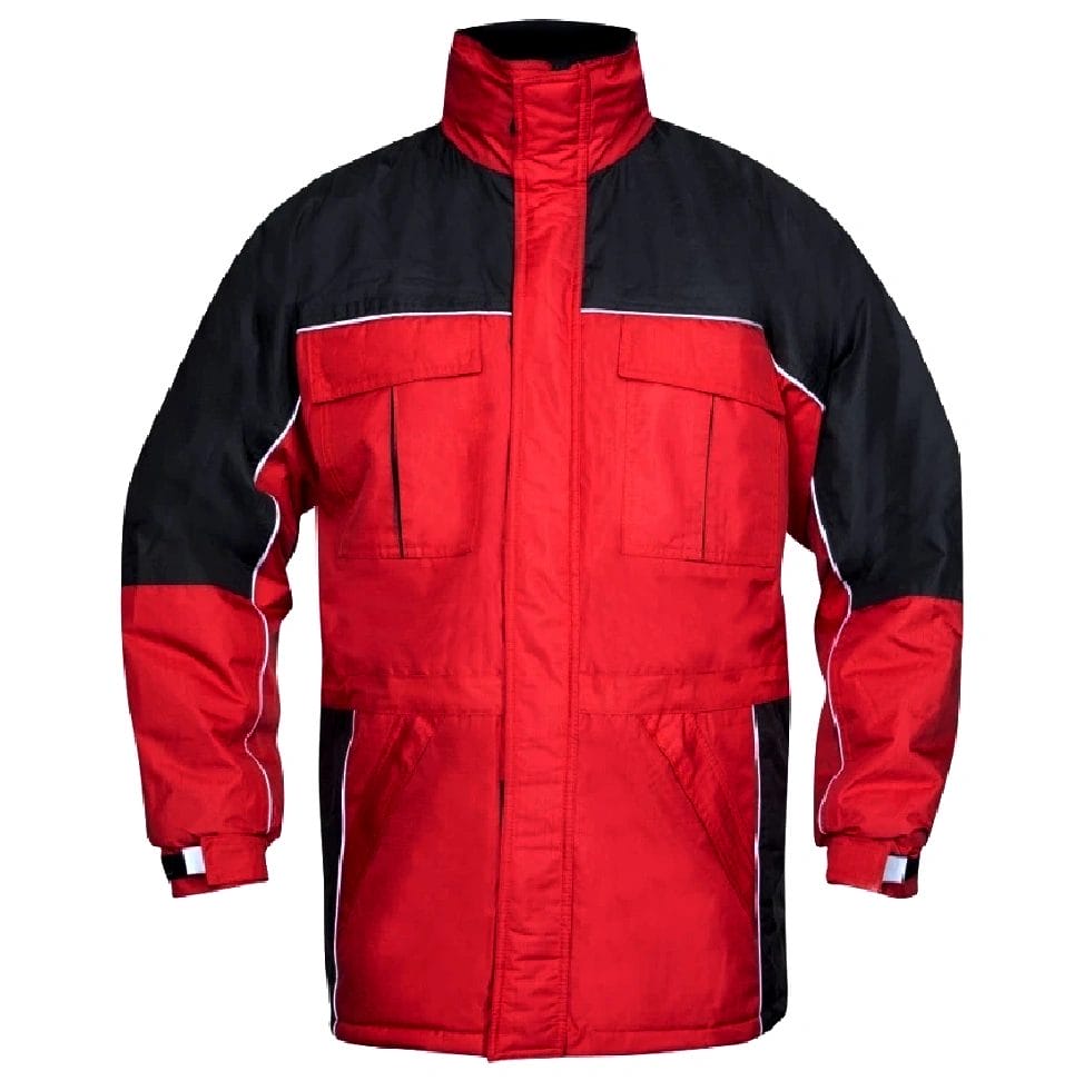 RIVER Jacheta casica de Iarna impermeabila Rosu