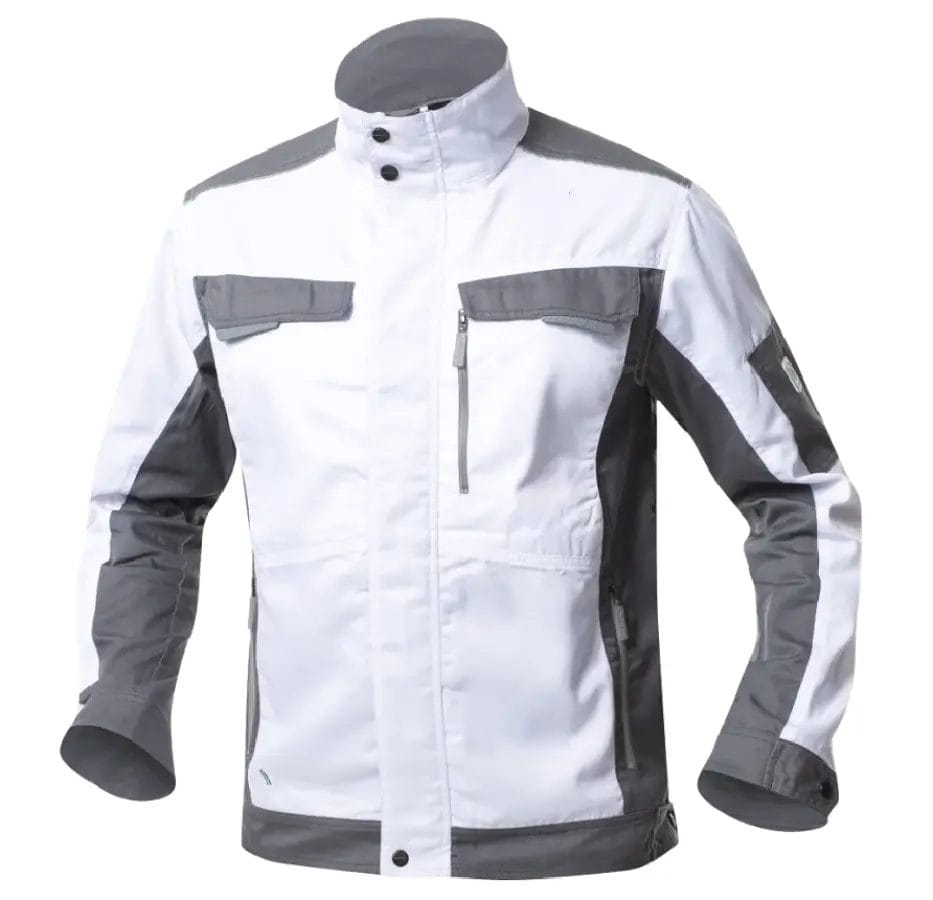 SUMMER ALB GEACA Tercot, muti buzunare, elemente reflectorizante și croi anatomic