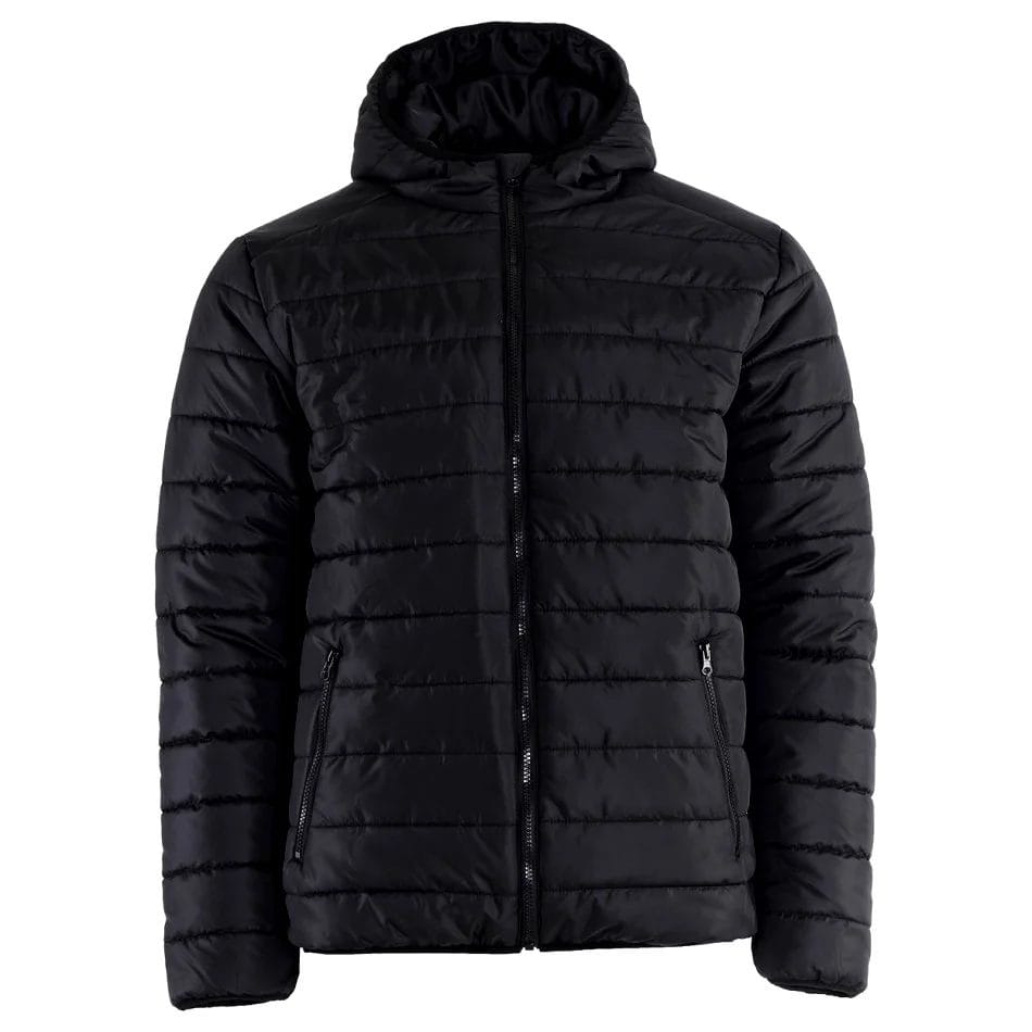 SPEEDY NEO NEGRU Jacheta vătuită cu glugă și efect termic