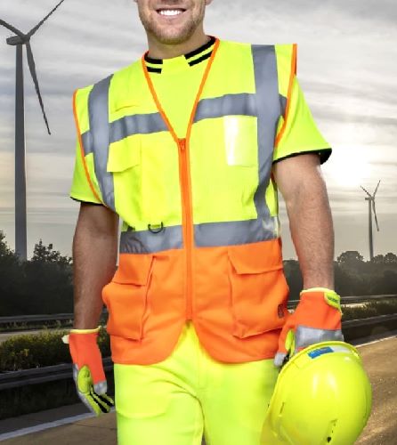 SIGNAL Vestă executivă galben-portocaliu