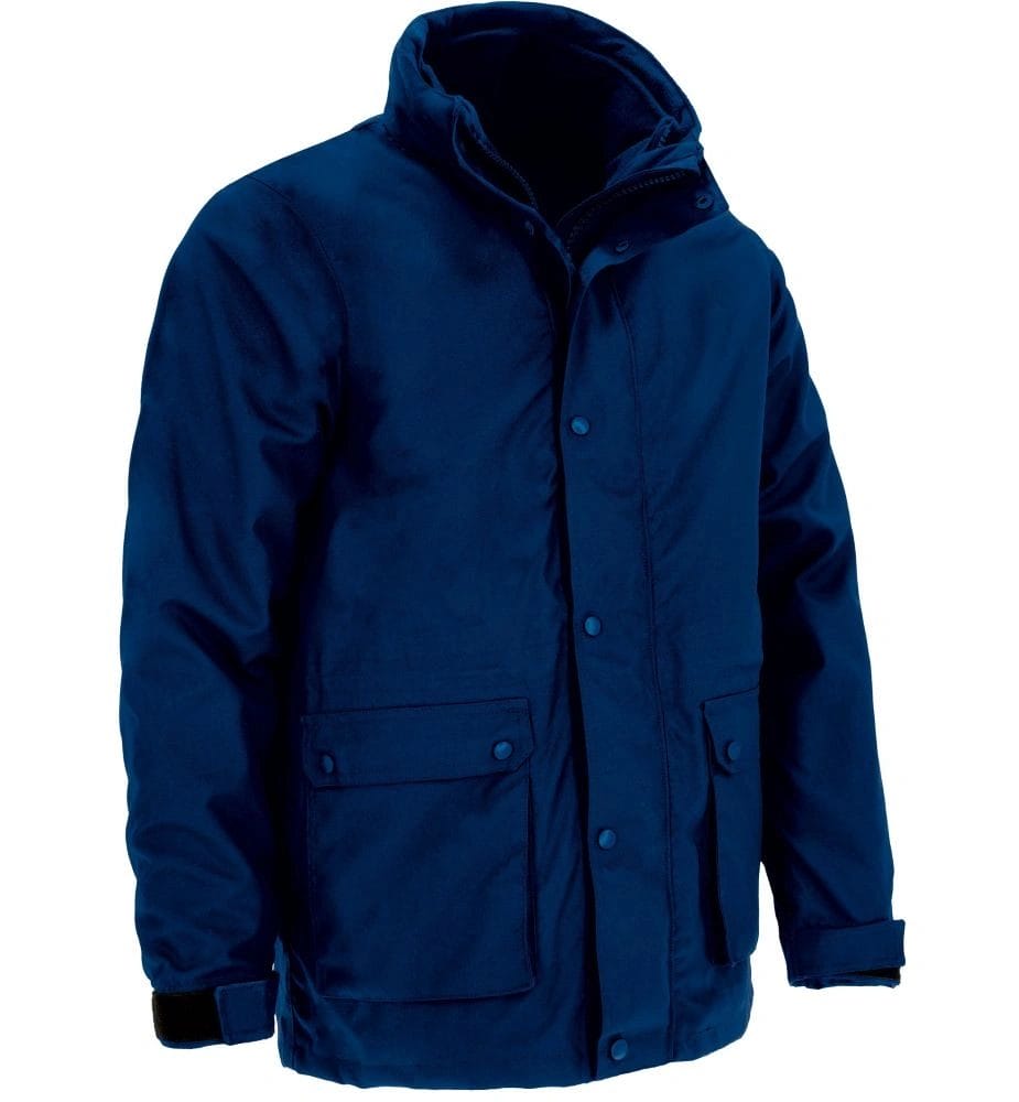 AVENUE Parka 3 în 1, jachetă călduroasă de iarnă, impermeabila, Bleumarin