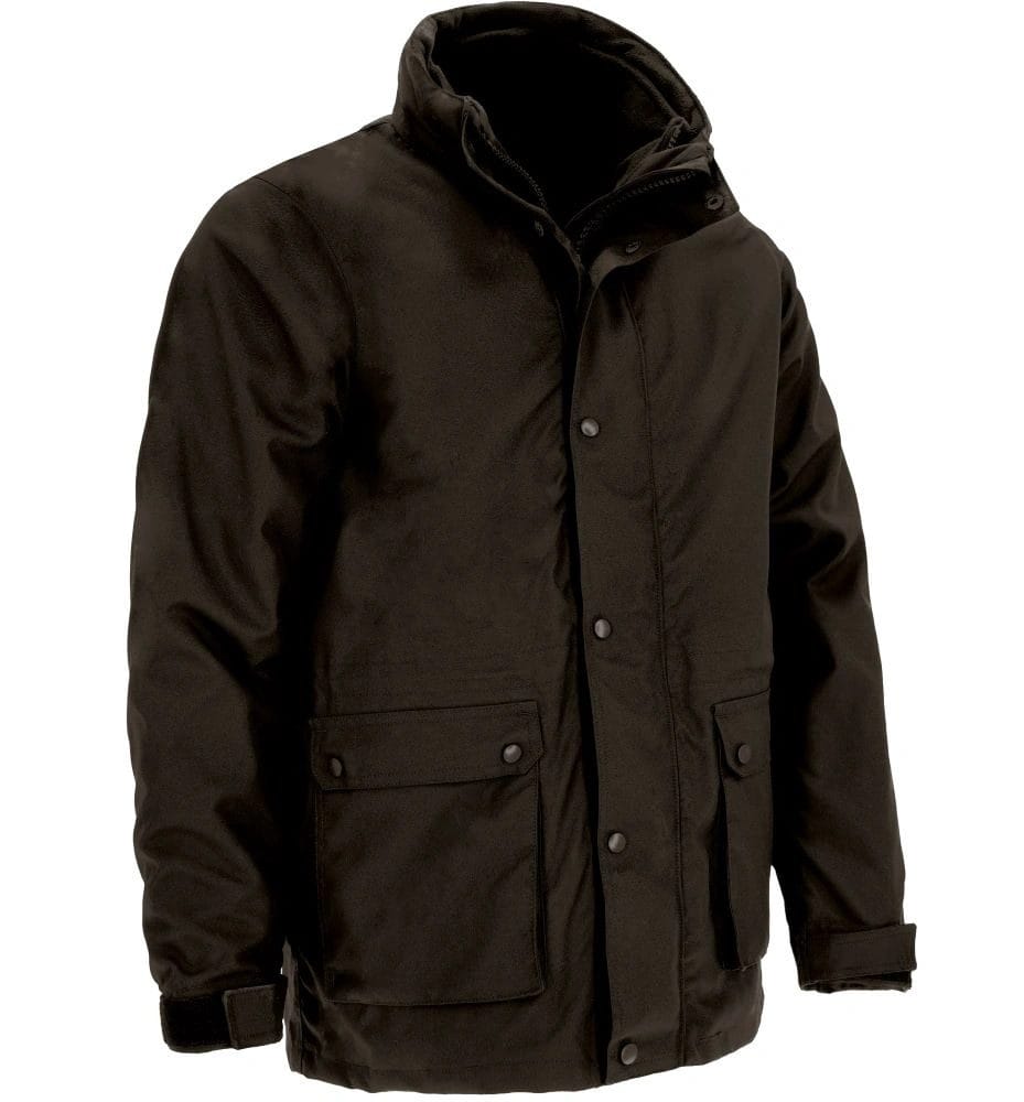 AVENUE Parka 3 în 1, jachetă călduroasă de iarnă, impermeabila, Negru