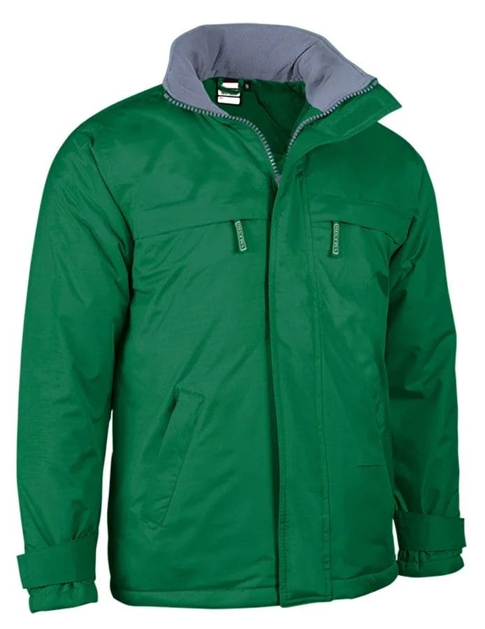 BOREAL VERDE KELLY Parka Unisex impermeabilă cu glugă retractabilă