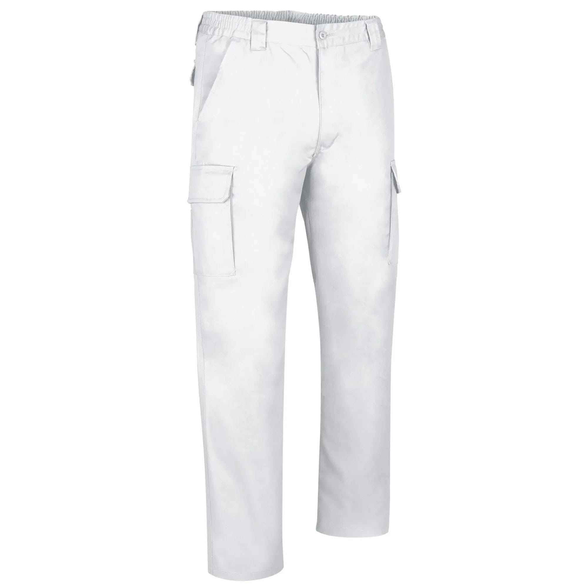 FORCE Pantaloni bumbac multi-buzunare Alb