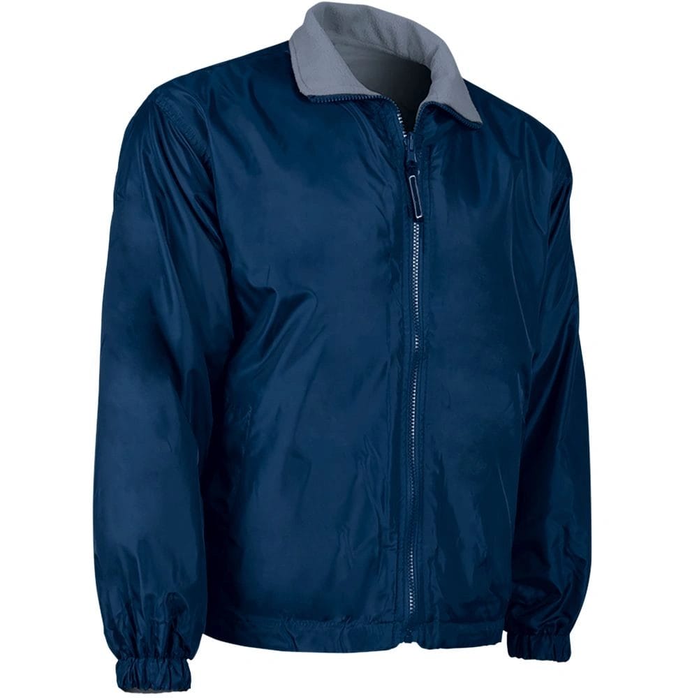 GLASGOW Unisex Jacheta reversibila din țesătură hidrofugă si fleece, Bleumarin orion-Gri