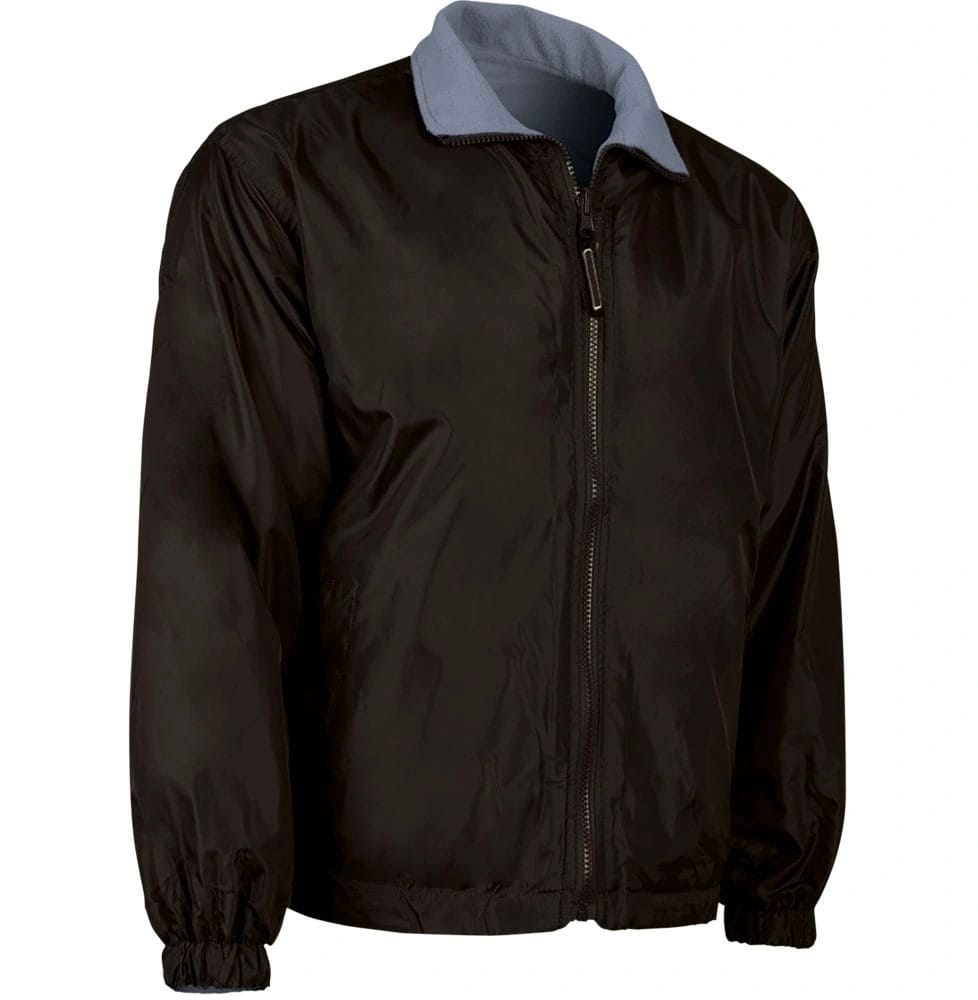 GLASGOW Unisex Jacheta reversibila din țesătură hidrofugă si fleece, Negru-Gri