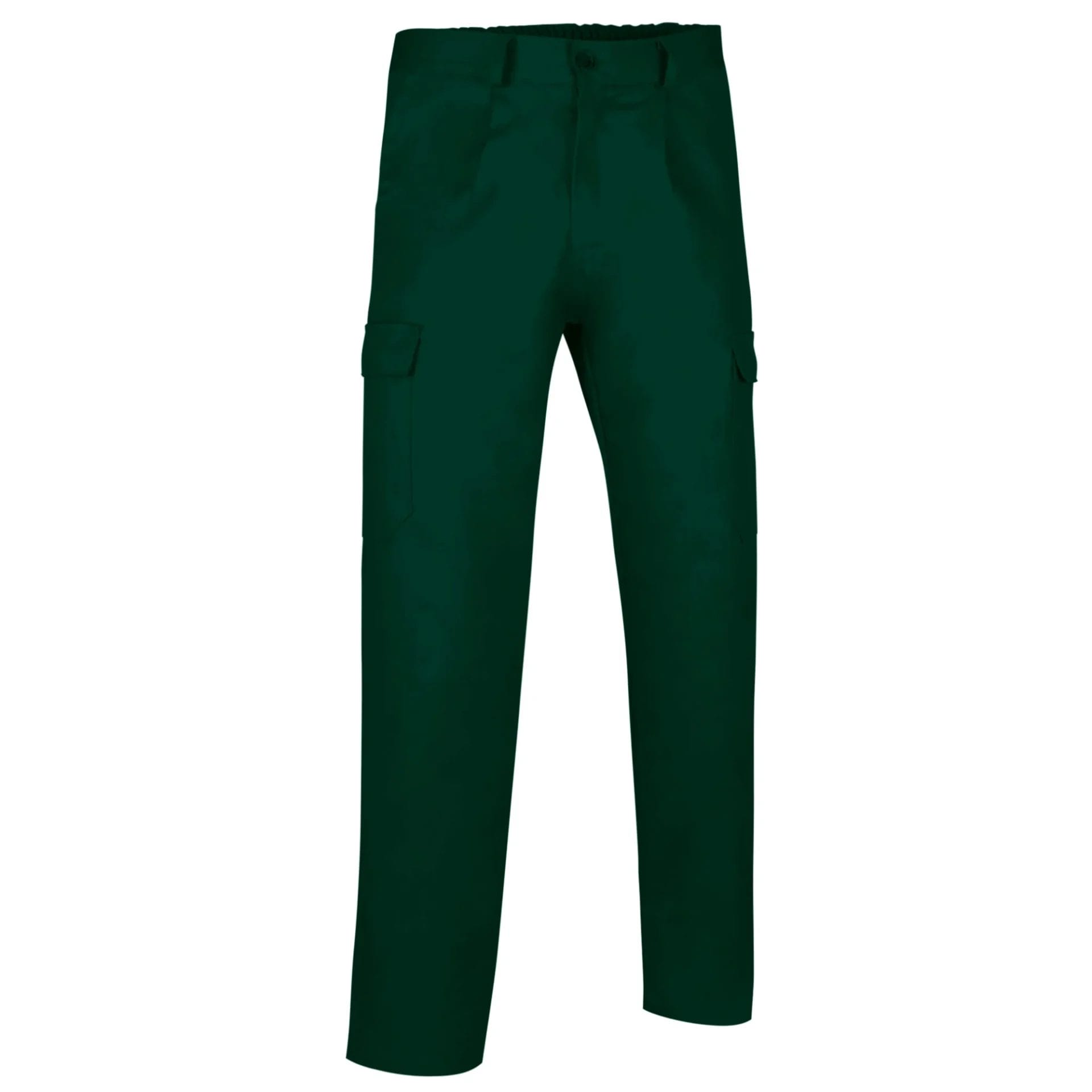 Pantaloni de lucru, cu 5 buzunare, 210 g bumbac/pe | Caster Verde sticla