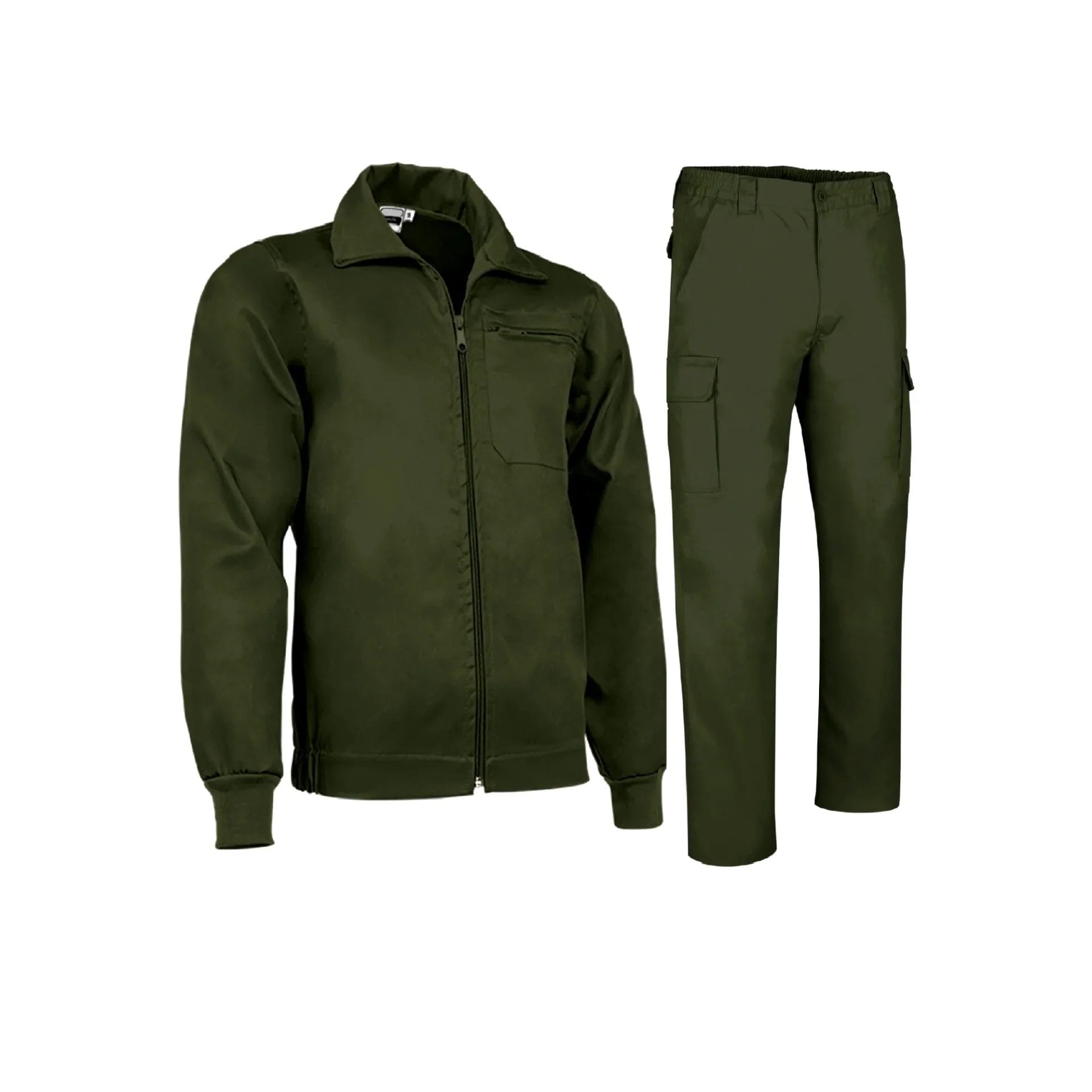 Costum de Lucru, Jacheta si Pantaloni Galen-Roble Verde militar