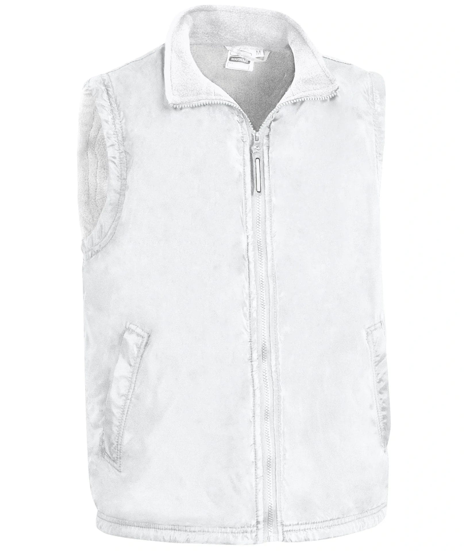 Vestă MARWARI Hidrofugă | Interior Microfleece | Rezistentă. Alb
