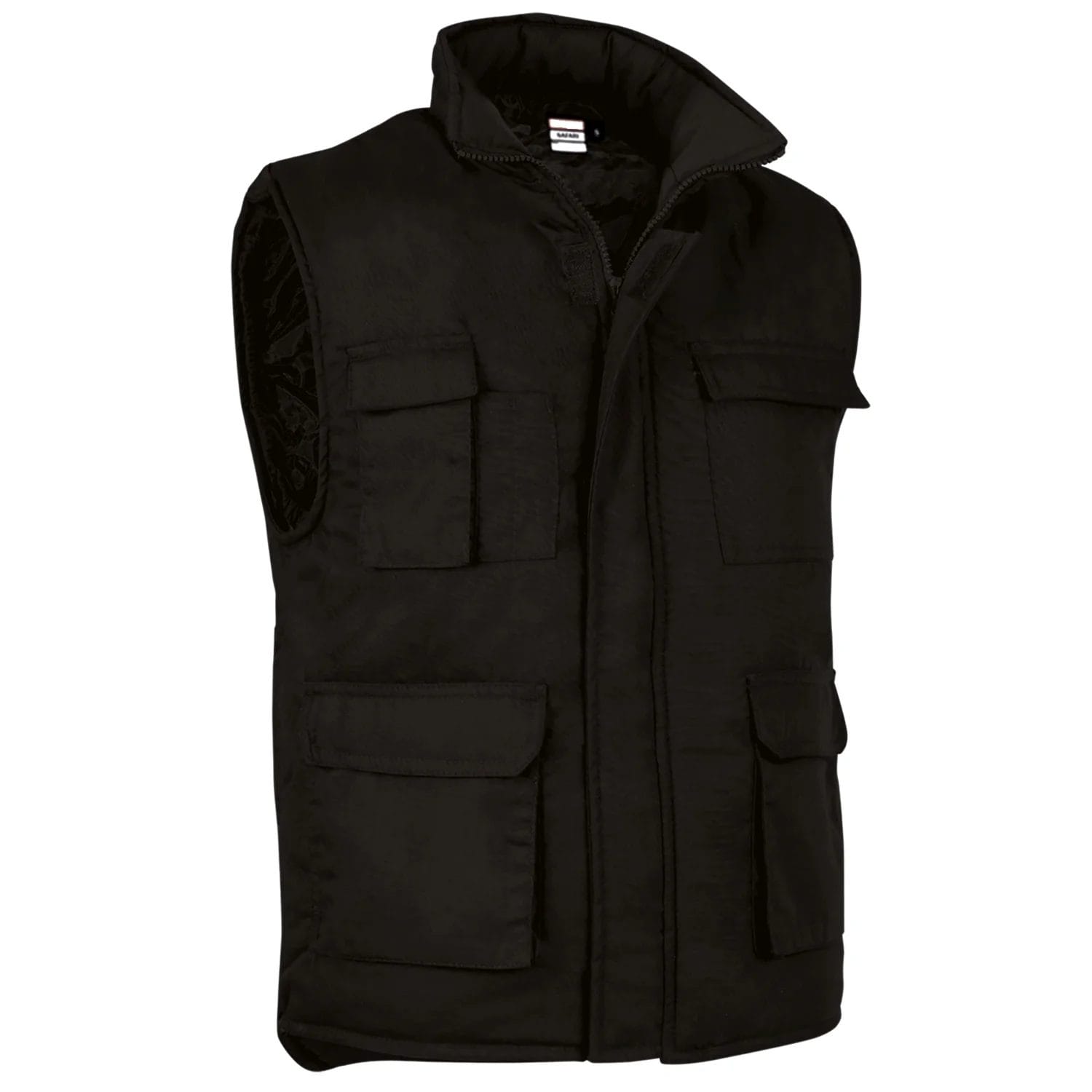 Vestă Lucru PRINTER Vătuită EIP | 7 Buzunare | Microfibră Negru