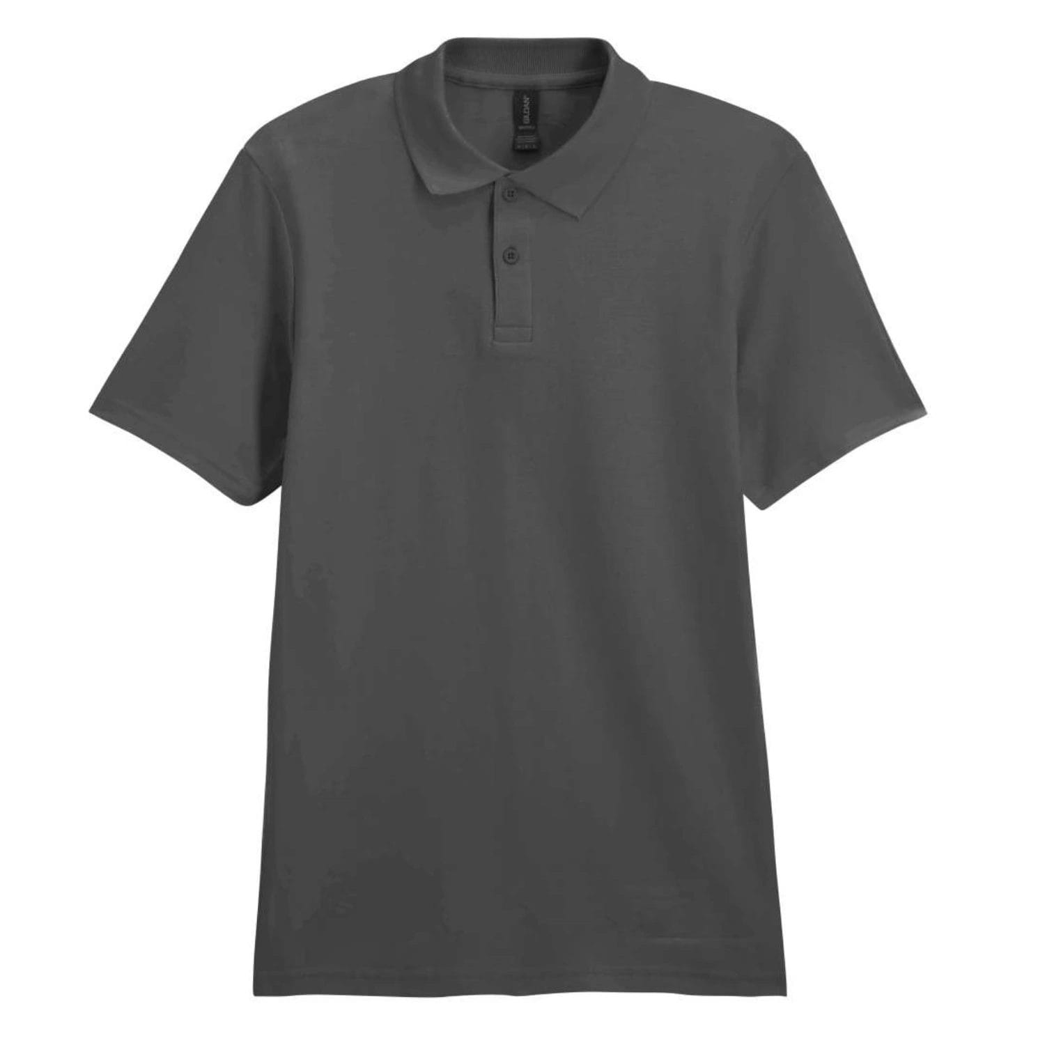 Tricou Polo Pique GILDAN Softstyle GI64800 100 % Bumbac 170g Double Piqué, Charcoal