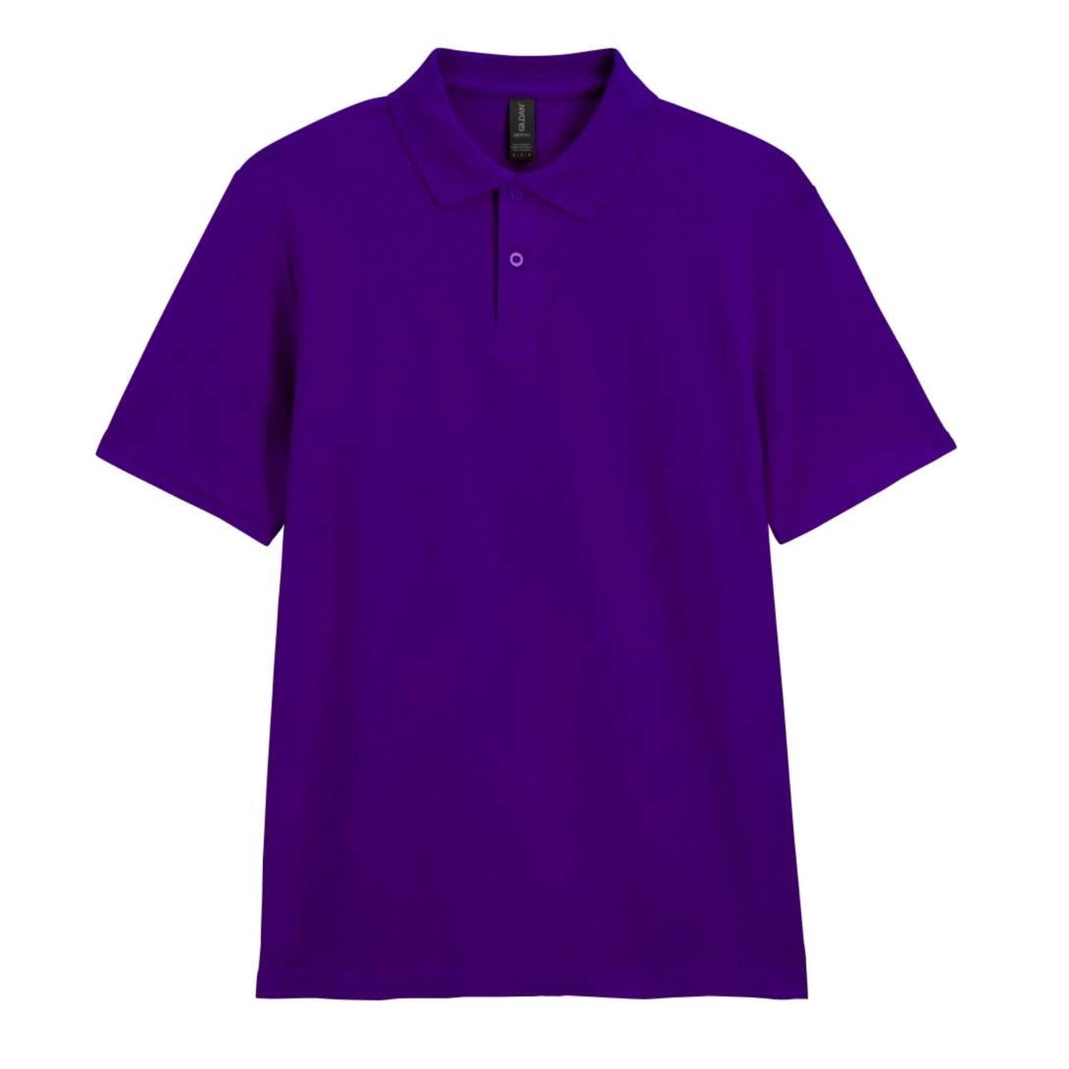 Tricou Polo Pique GILDAN Softstyle GI64800 100 % Bumbac 170g Double Piqué, Purple