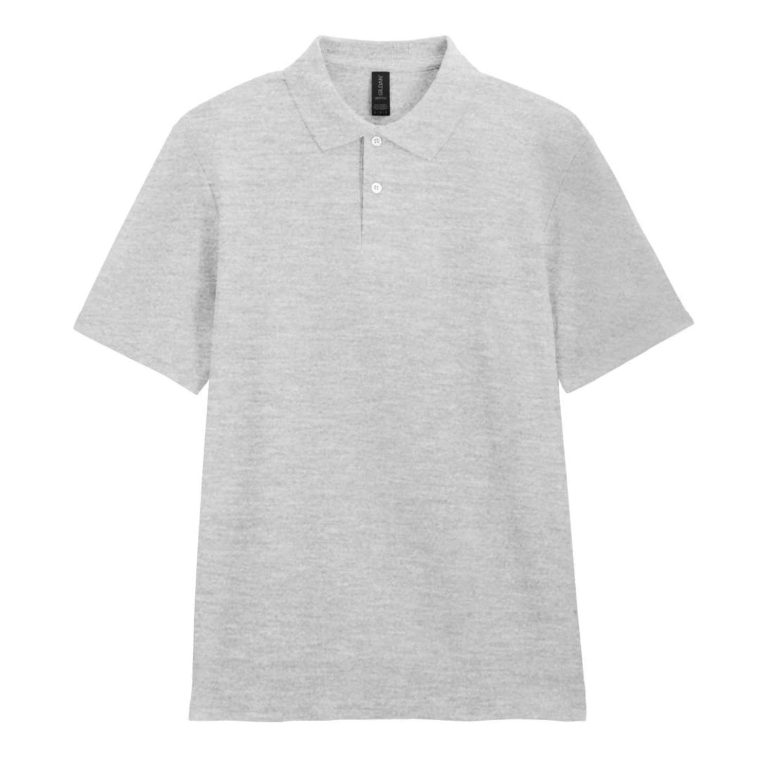 Tricou Polo Pique GILDAN Softstyle GI64800 100 % Bumbac 170g Double Piqué, Sport Grey