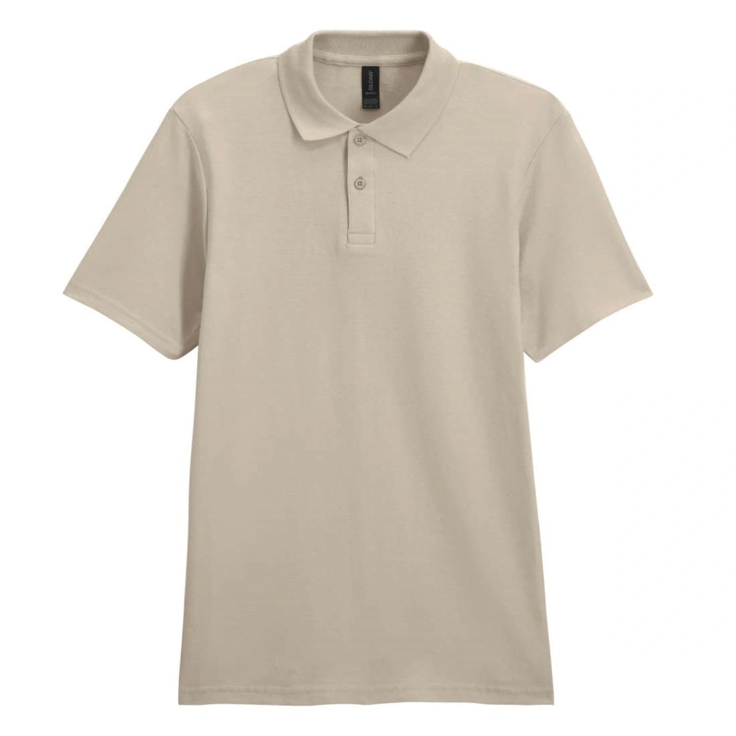 Tricou Polo Pique GILDAN Softstyle GI64800 100 % Bumbac 170g Double Piqué, Sand