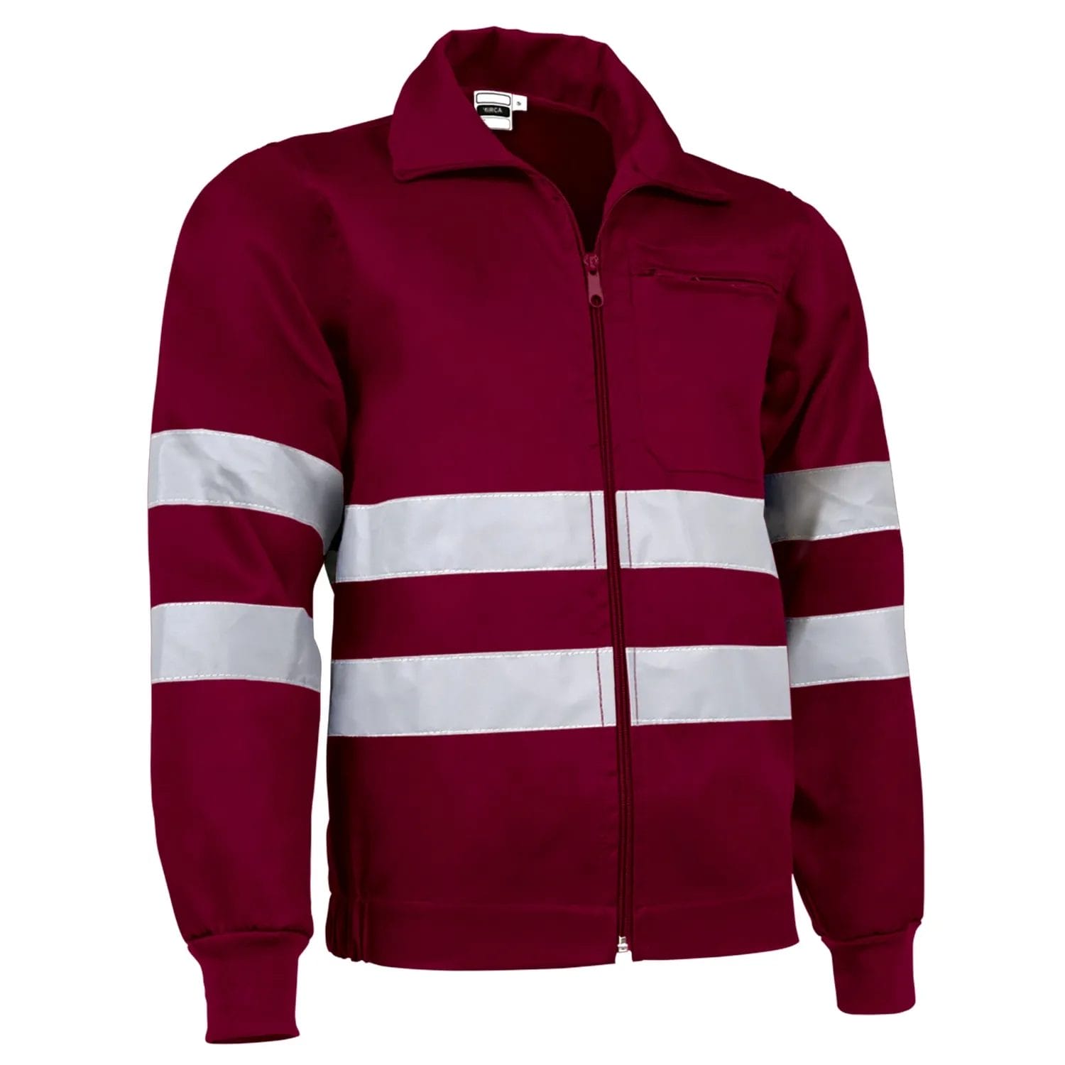 mirca drill costum tercot cu benzi reflectorizante grena mahon