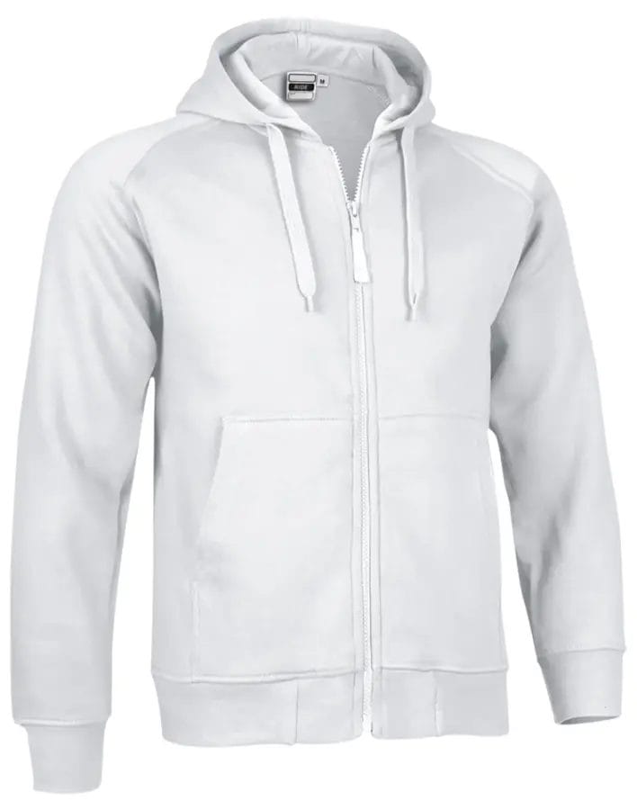 RIDE Hanorac cu glugă si fermoar complet Alb
