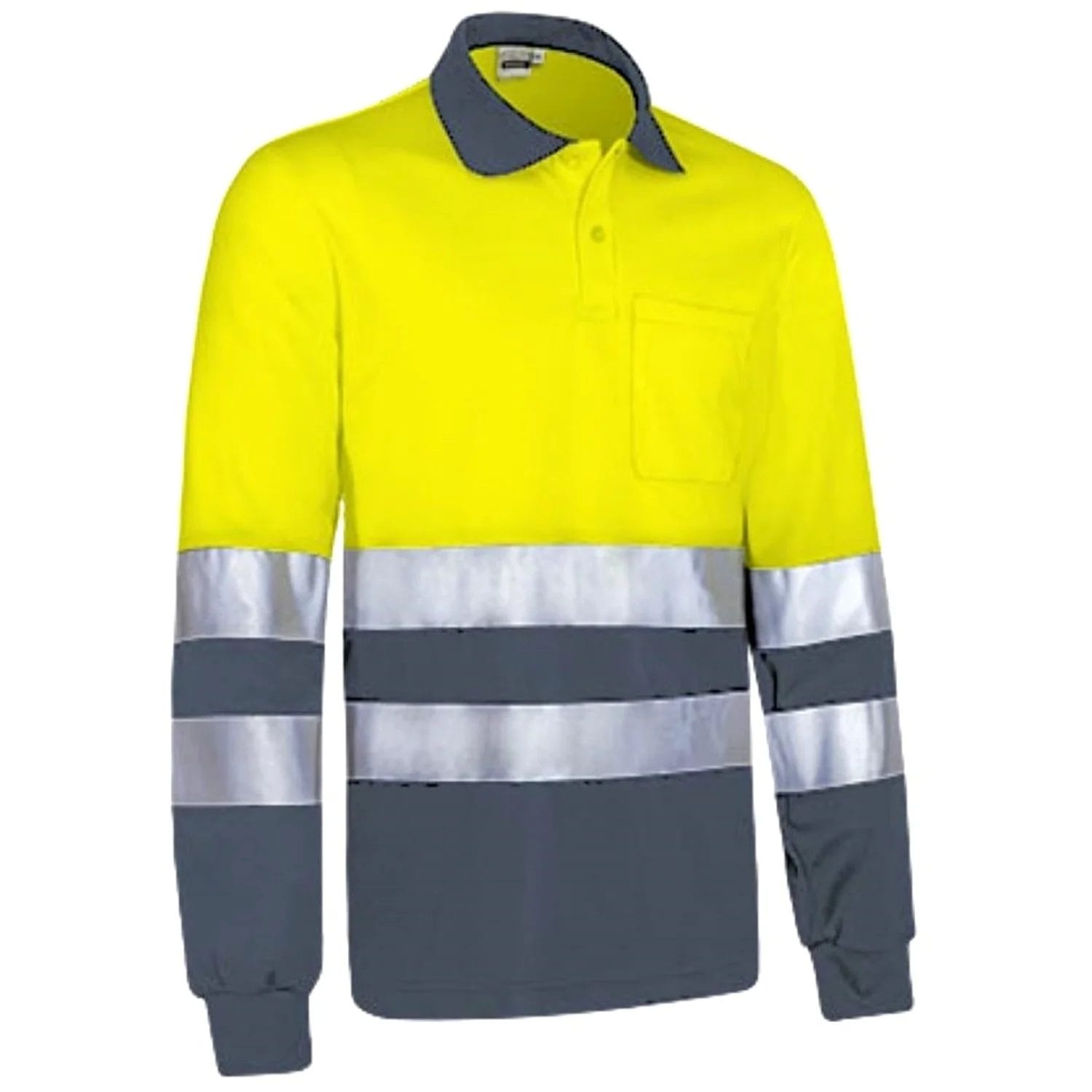 Tricou Polo Reflectorizant Termic ML SNAKE | EIP Clasa 1 Galben-Gri inchis