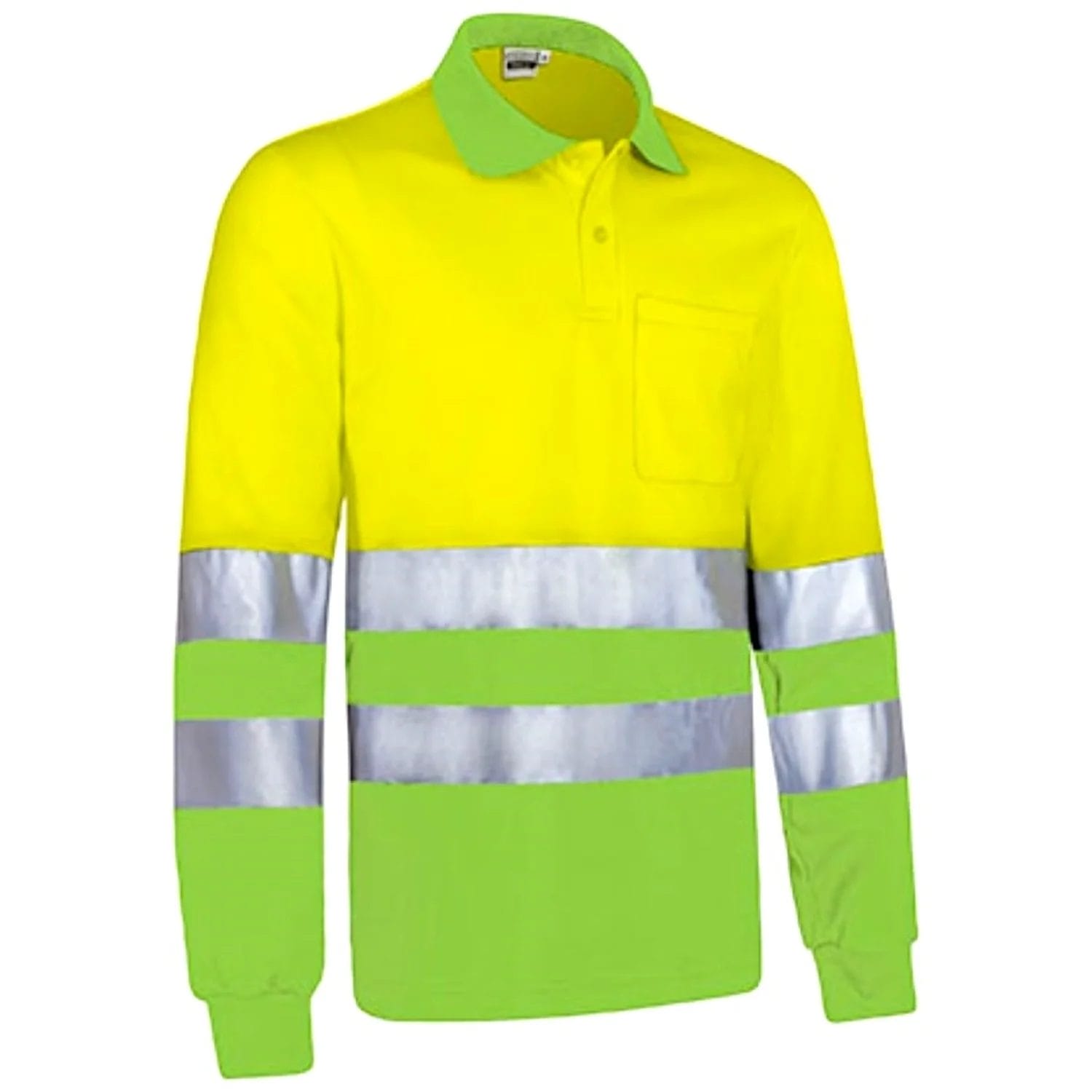 Tricou Polo Reflectorizant Termic ML SNAKE | EIP Clasa 1 Galben-Verde mar