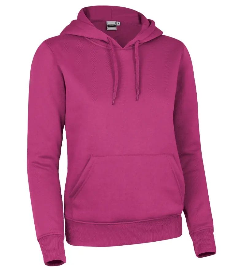 TOBAGO Hanorac Dama cambrat, gluga si buzunar Roz magenta