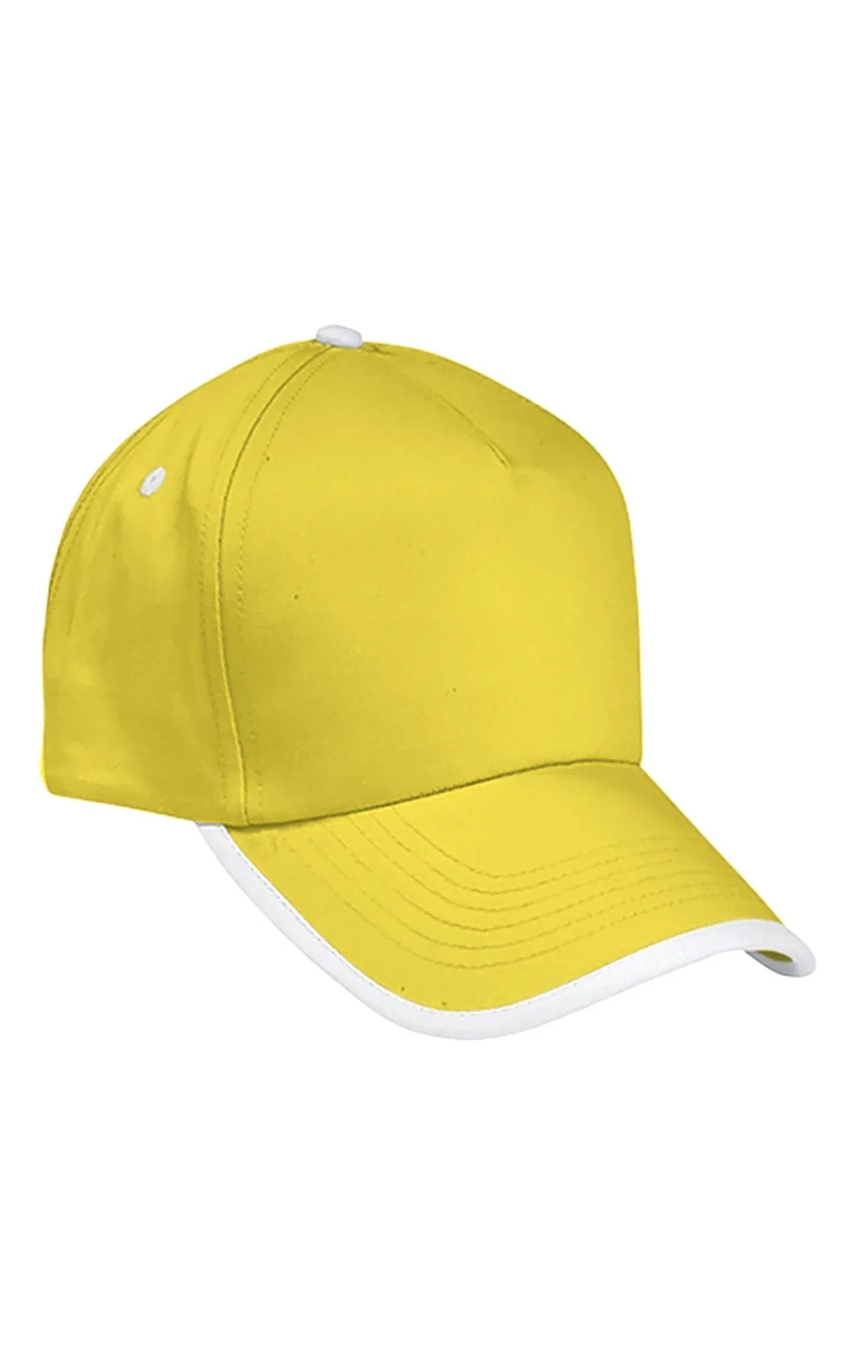 COMBI Sapca bicolora contrast bumbac 200 Galben lemon