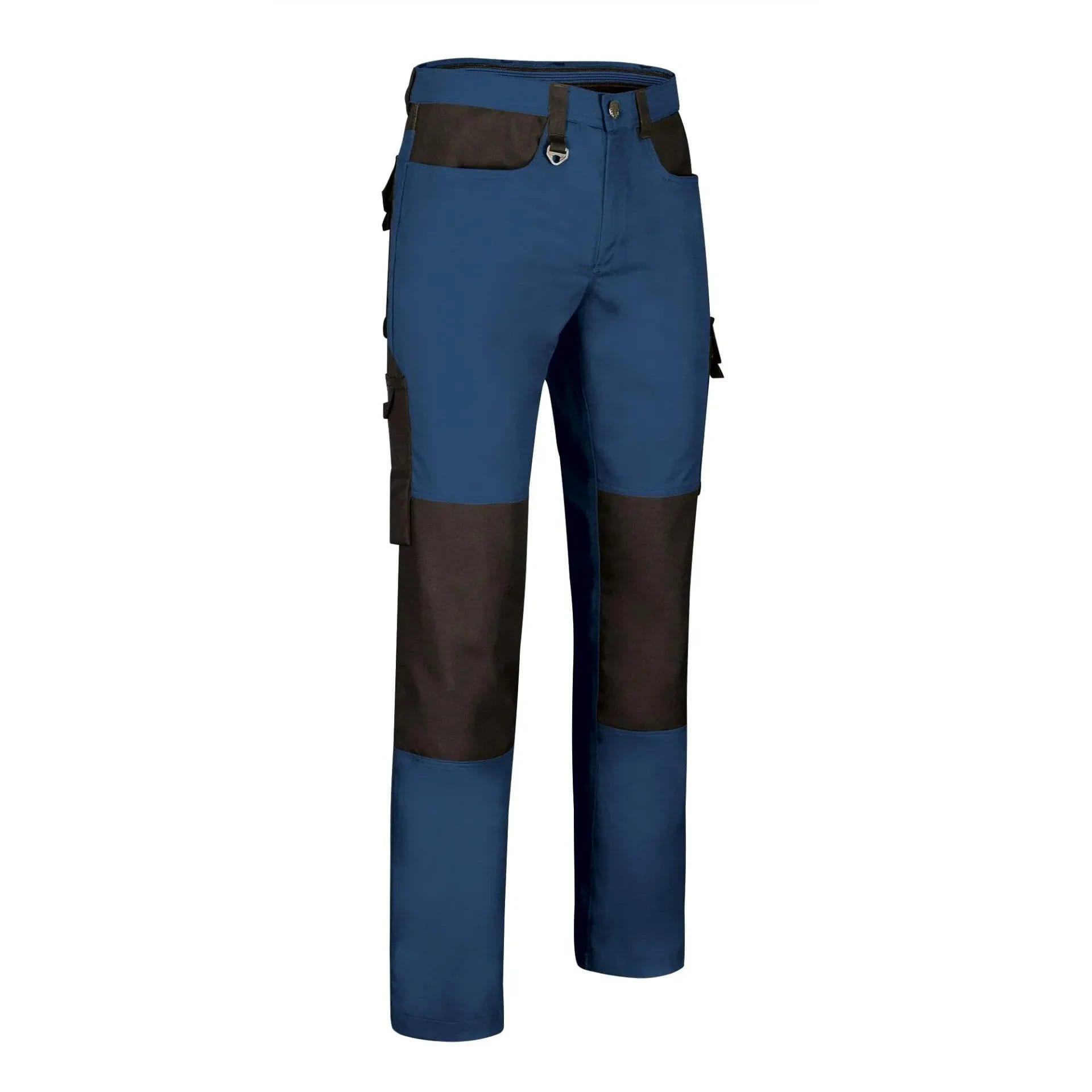 Pntaloni Lucru DYNAMITE | Material Canvas | Hidrofug | Bicolor 280g Albastru met.-Negru