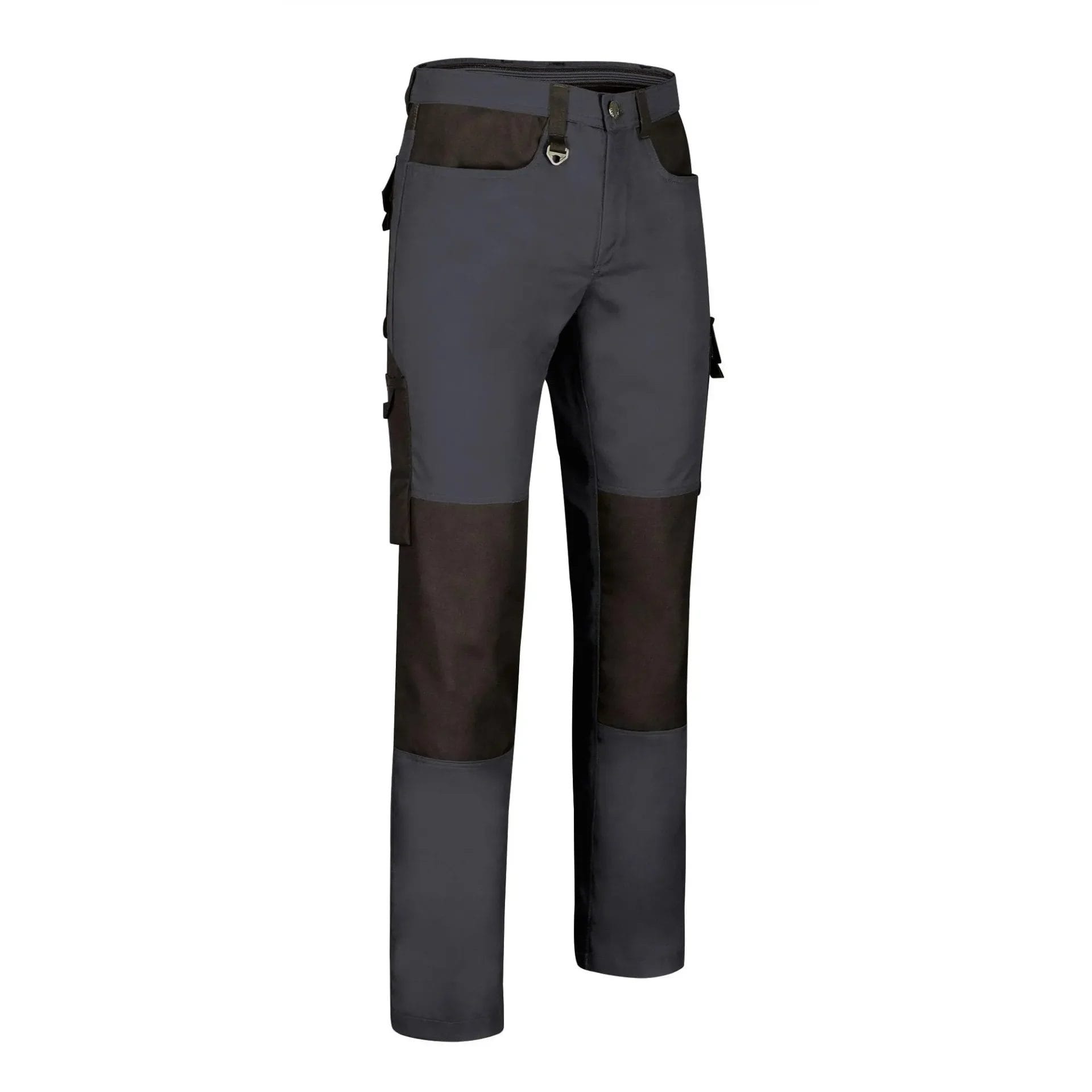 Pntaloni Lucru DYNAMITE | Material Canvas | Hidrofug | Bicolor 280g Gri-Negru