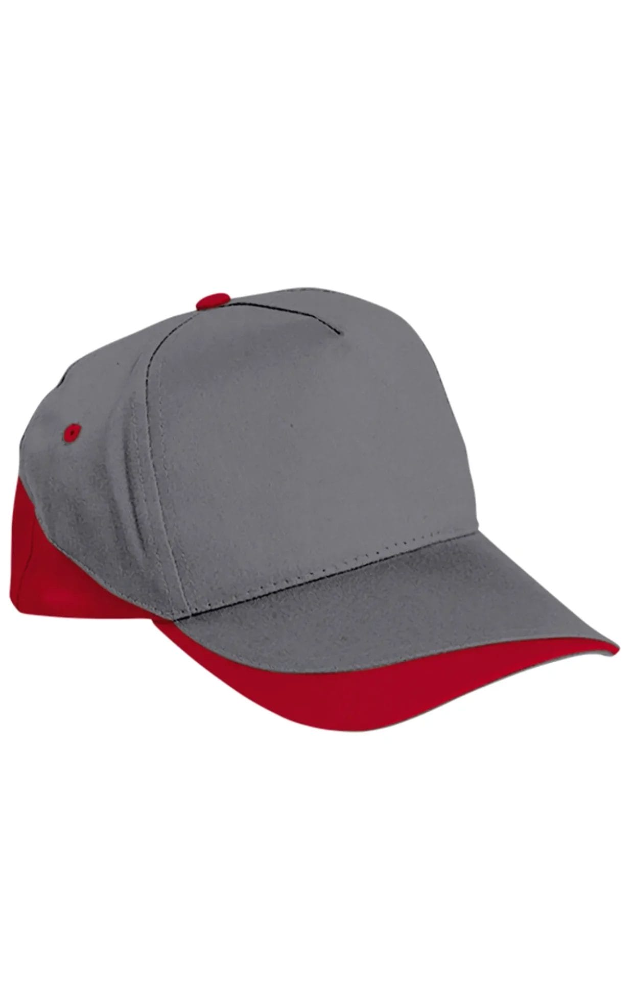 FORT Șapcă bicolora bumbac 200 Gri-Rosu lotus