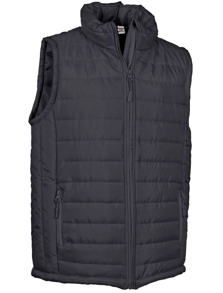 FRANK Vesta vatuita cu buzunare, material hidrofug Gri inchis