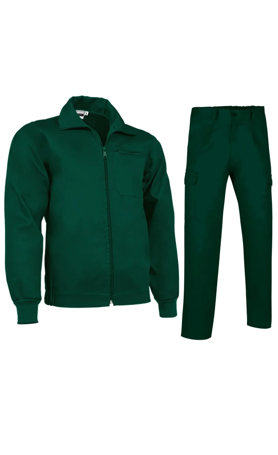 Costum de Lucru, Jacheta si Pantaloni, material durabil: bumbac+pe, twill Galen-Caster Verde sticla