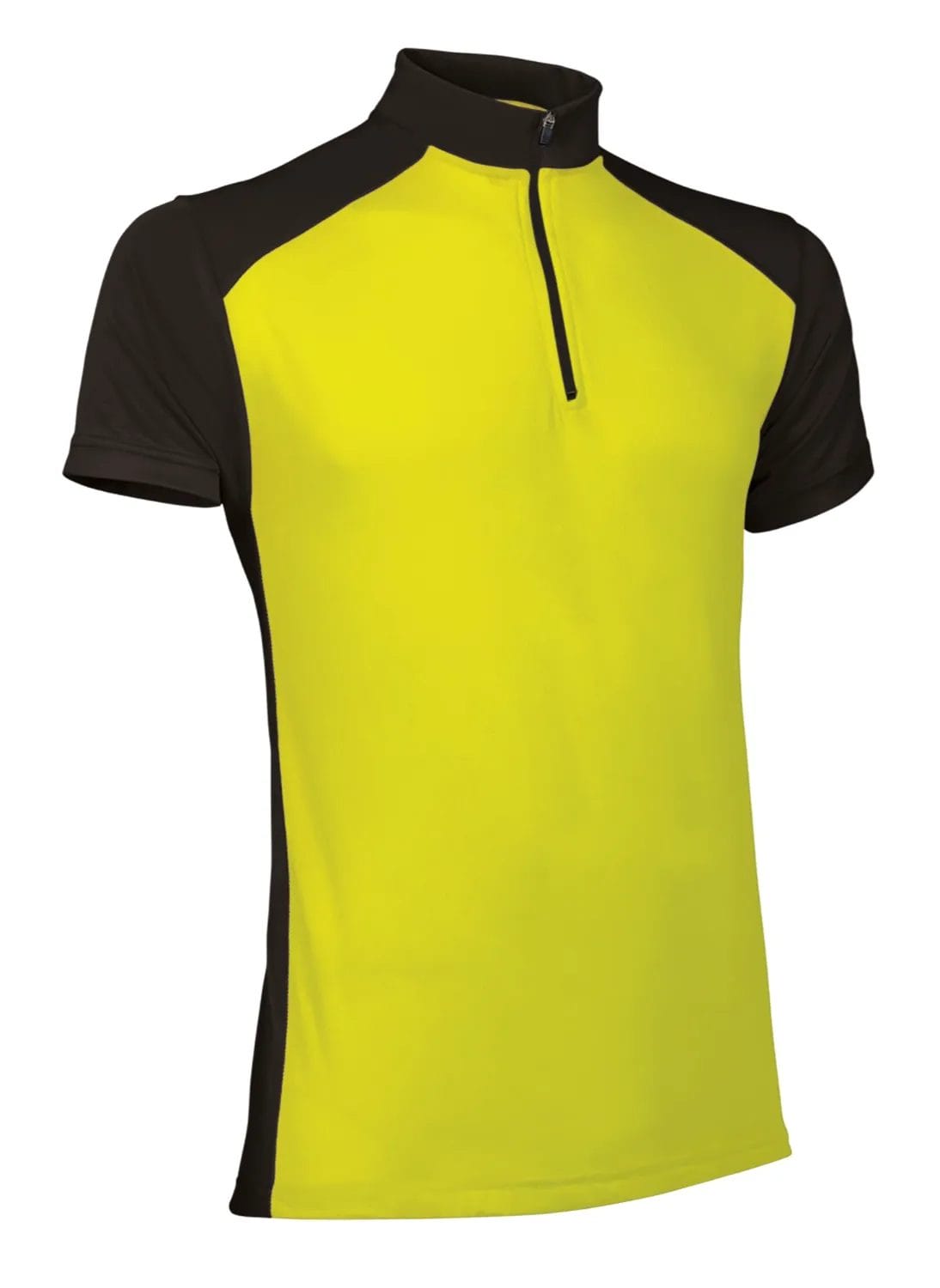 Tricou Adulti GIRO Pe 100% 145g -Mânecă Scurta Sport Ciclism, Galben fluorescent-Negru