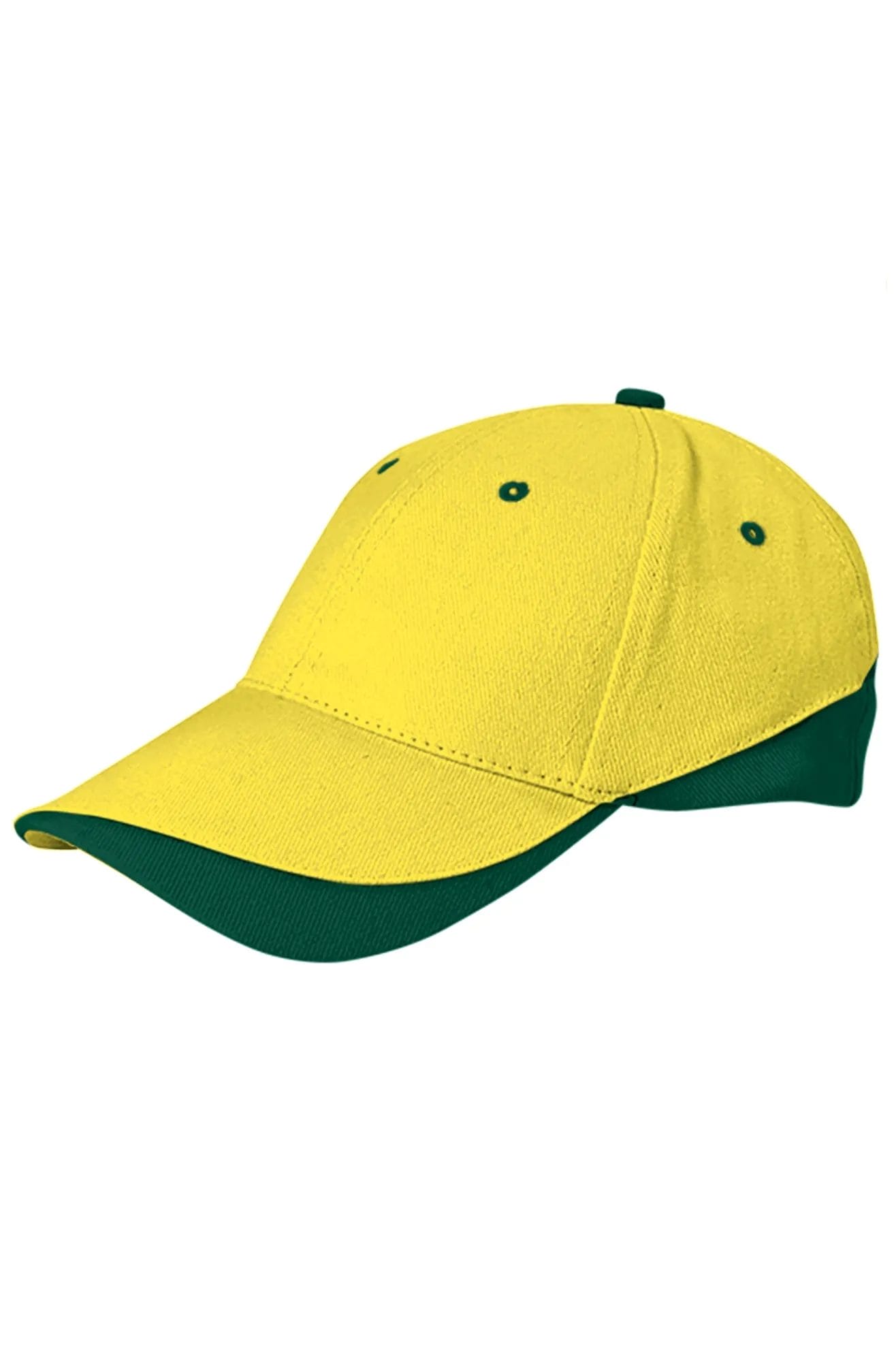 TUXTON Sapca bicolora bumbac 270 Galben lemon-Verde sticla