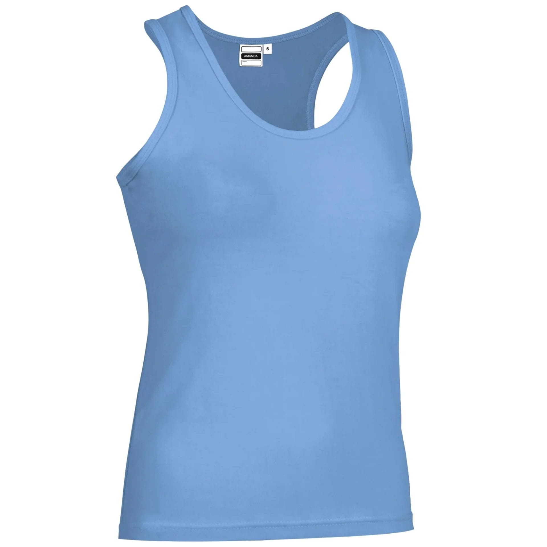 Maiou Damă AMANDA Bumbac 95%/ Elastan 5% 190g | Fit Cambrat Casual Bleu