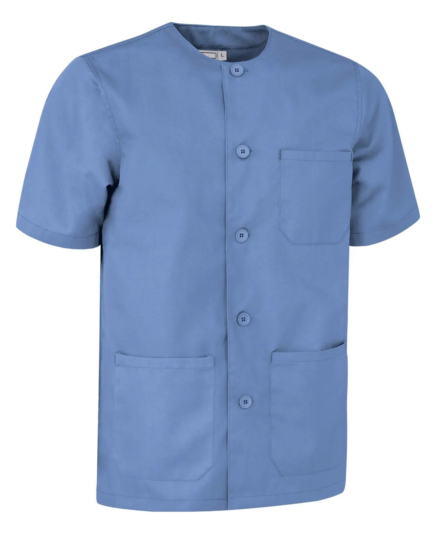 Bluză Medicala cu mânecă scurtă HELSINKI barbati Albastru delfin