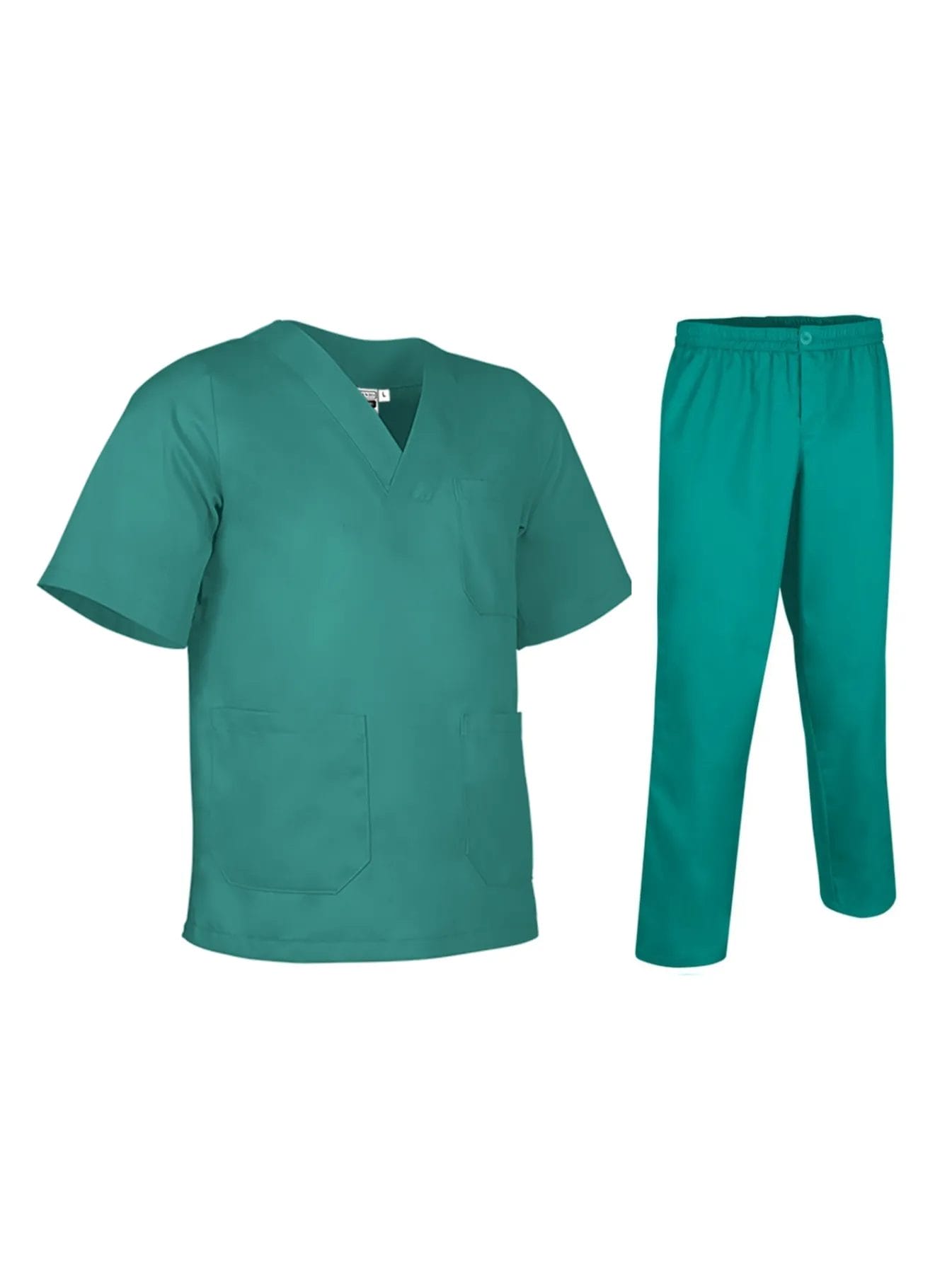 Costum Medical LINXEL | Unisex 200g | Set Profesional Verde chirurgical