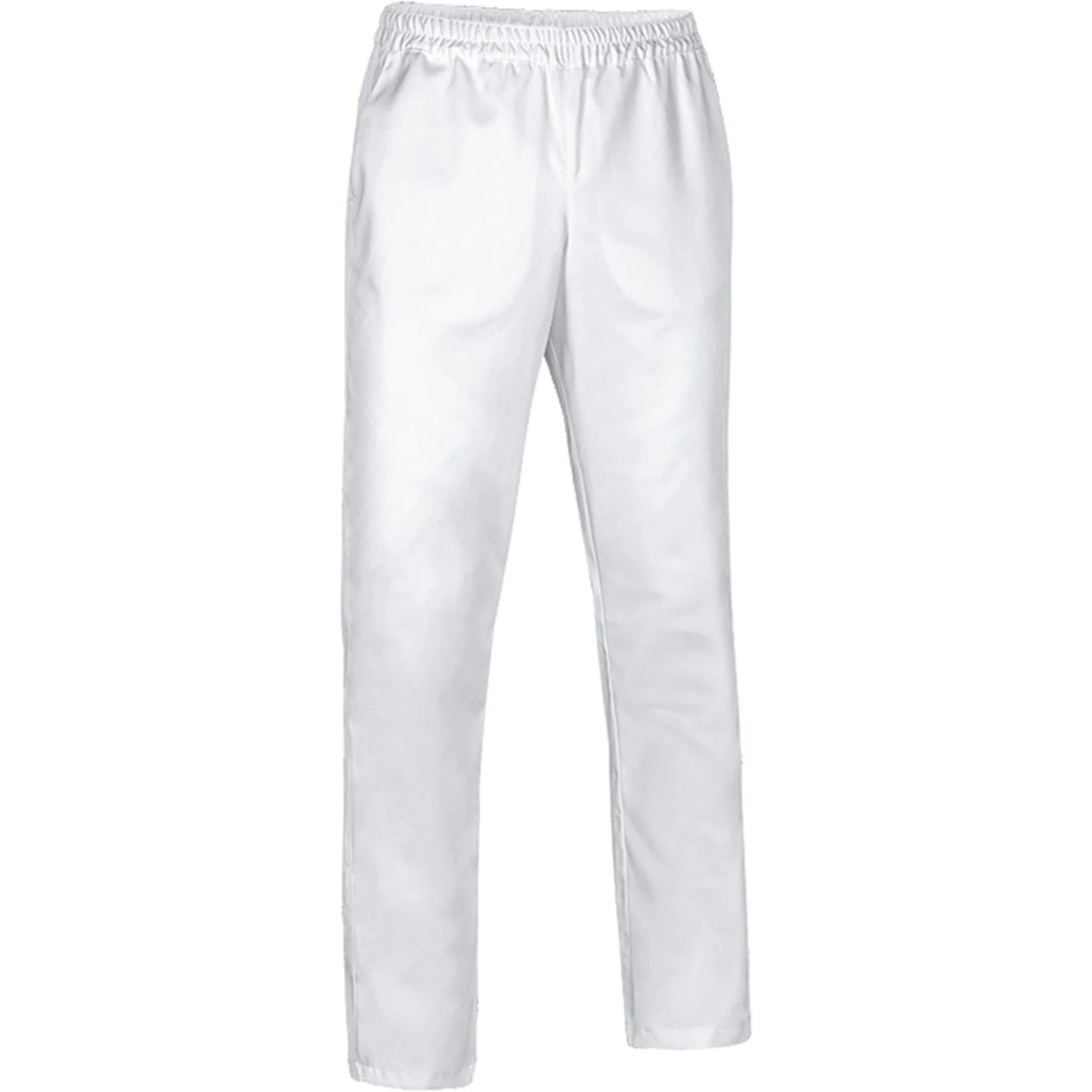 STANFORD Pantaloni unisex cu croiala dreapta Alb