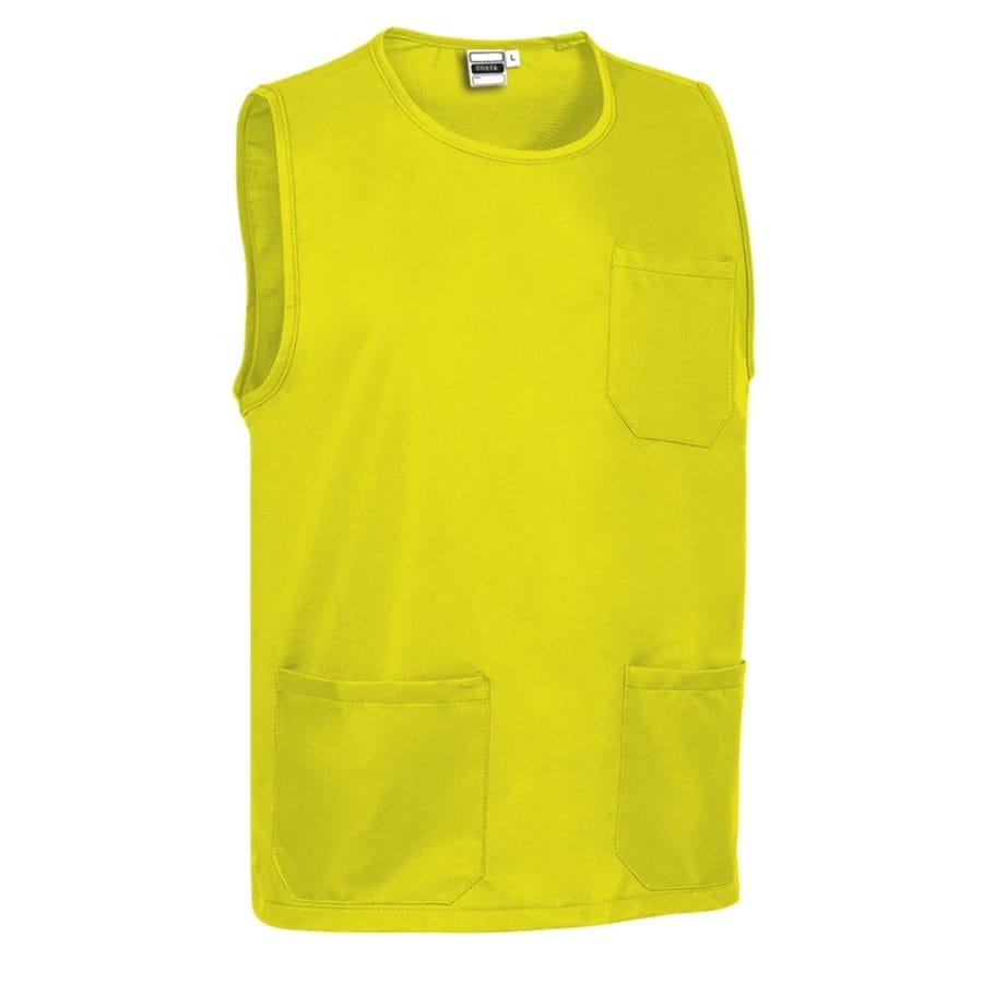 COSTA Pieptar de lucru cu buzunare Galben
