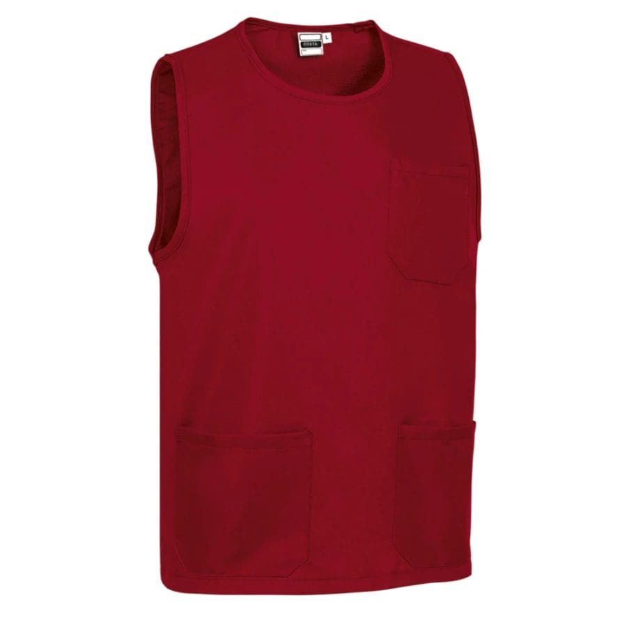 COSTA Pieptar de lucru cu buzunare Rosu lotus