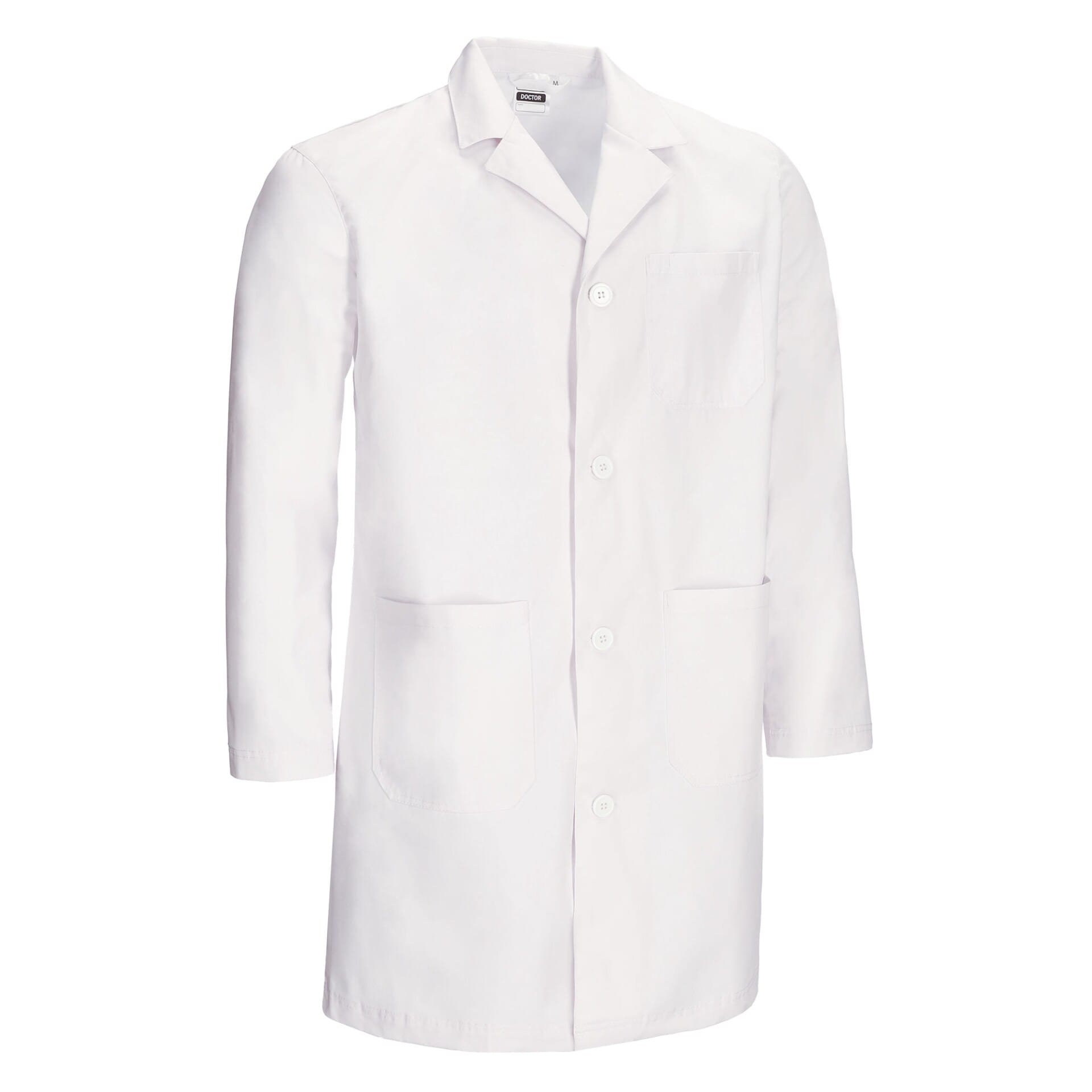 DOCTOR Halat medical cu mânecă lungă Alb