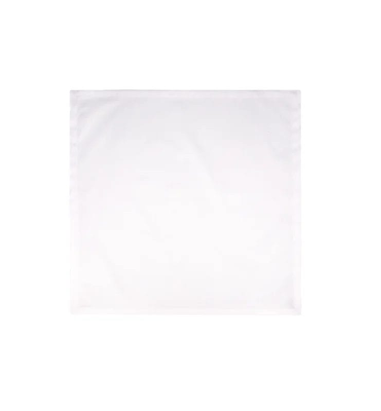 Față de masă textilă mare MUFFIN 150/150cm Alb