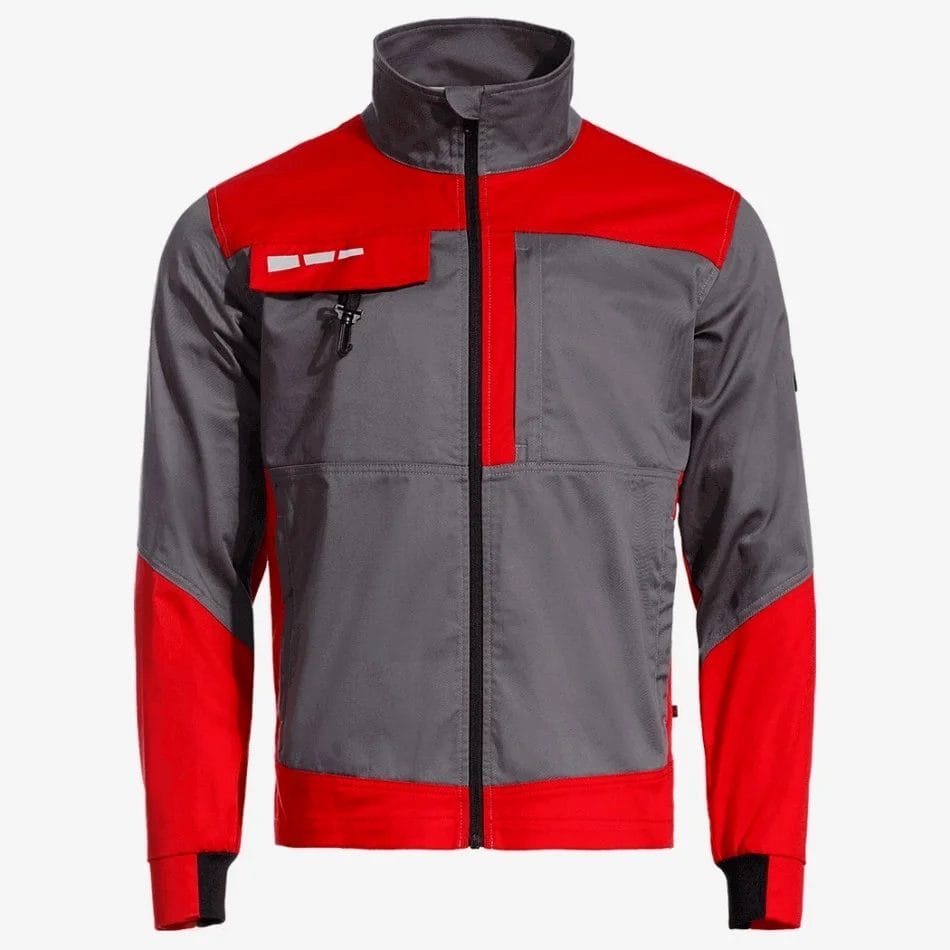 Jachetă de lucru 02002367 EOS Stretch RED/GREY